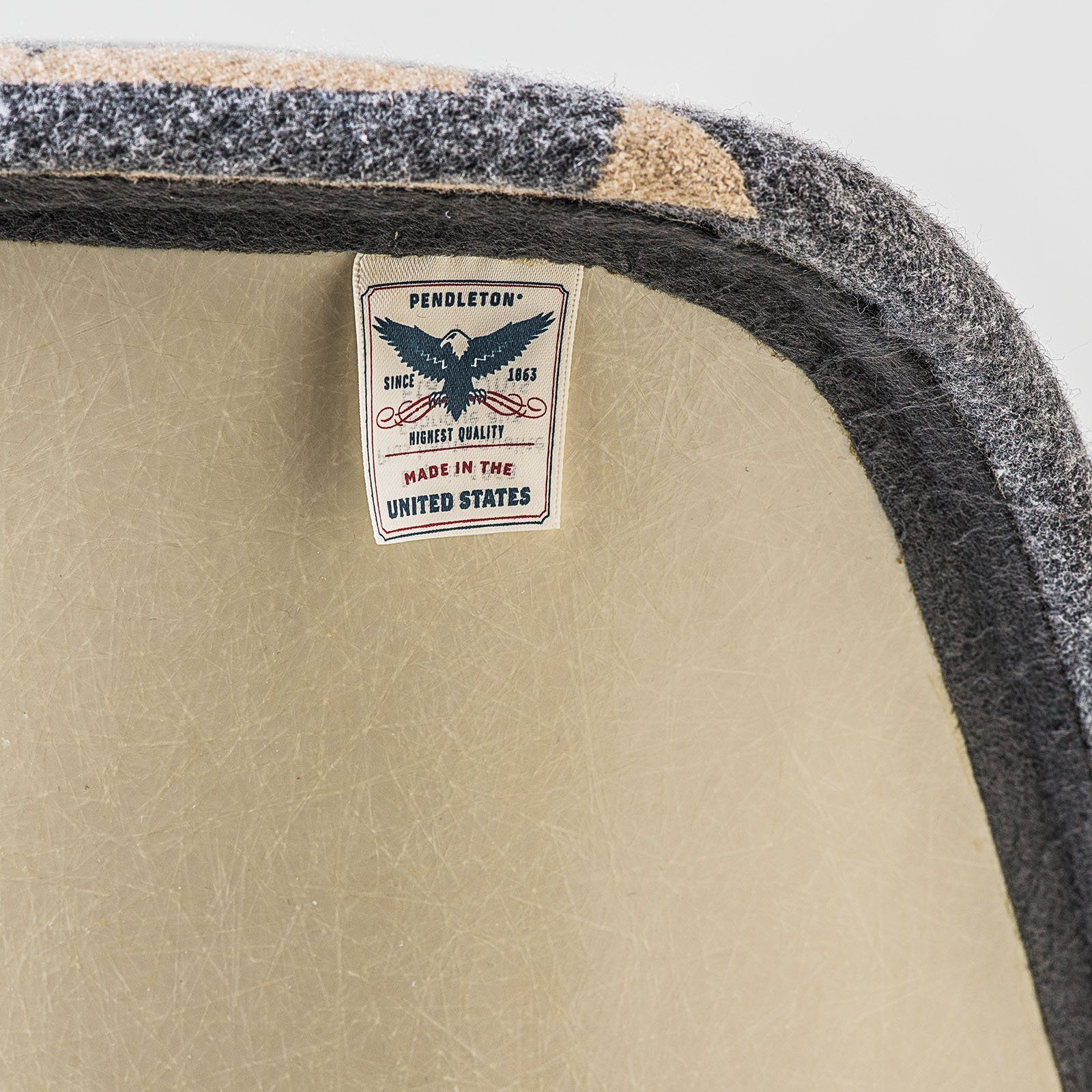 1960s Unique Pendleton Eames Side Chair Grey
