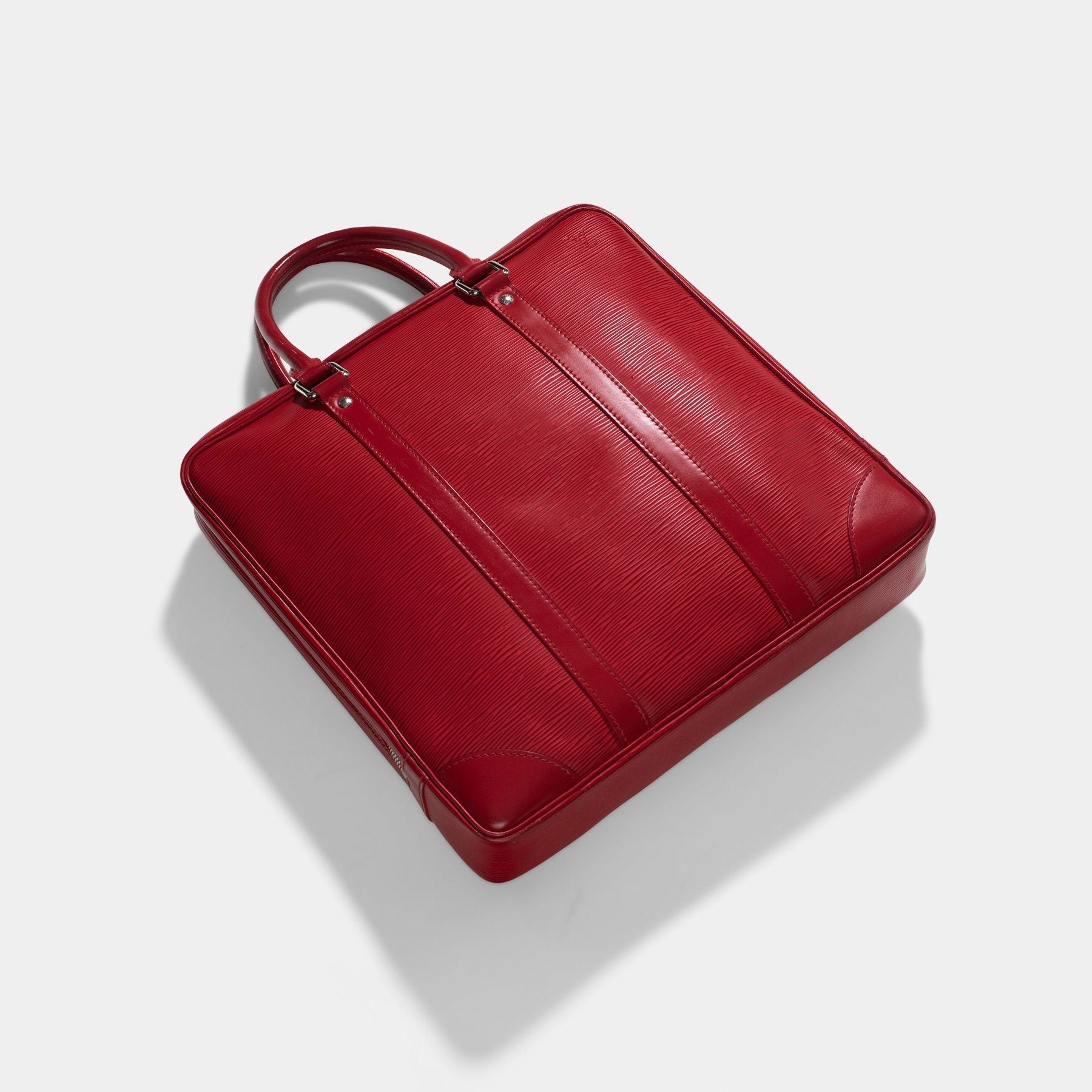 Louis Vuitton Red Epi Leather Business Bag