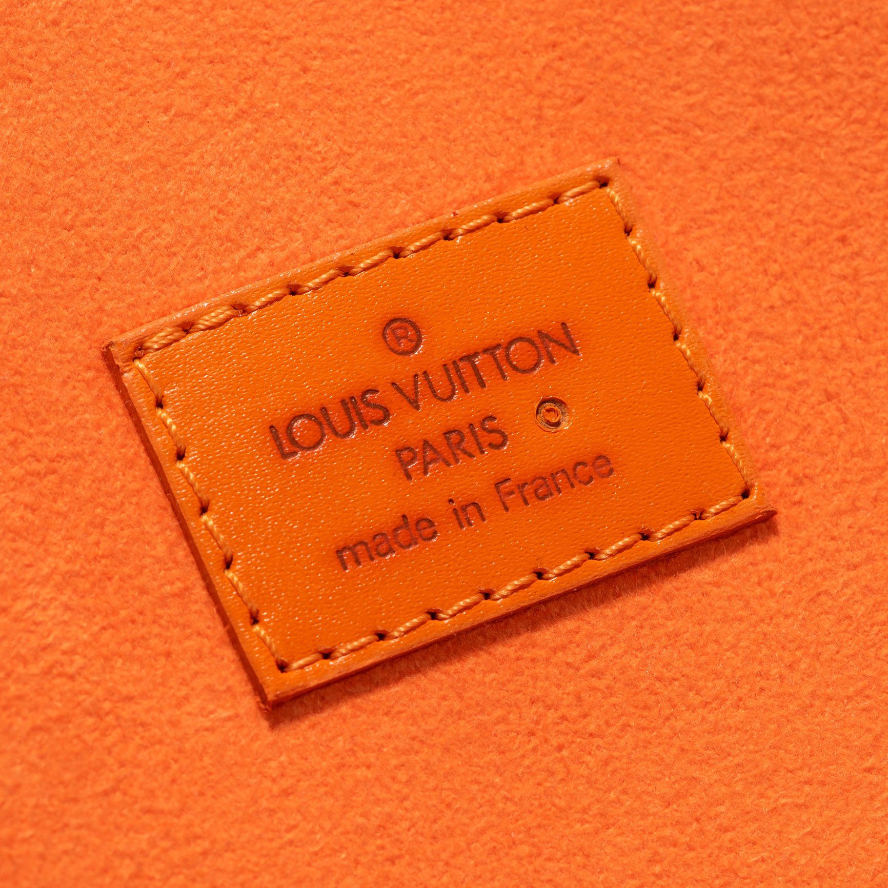 Louis Vuitton Sirius 45 Orange Epi Leather Travel Bag