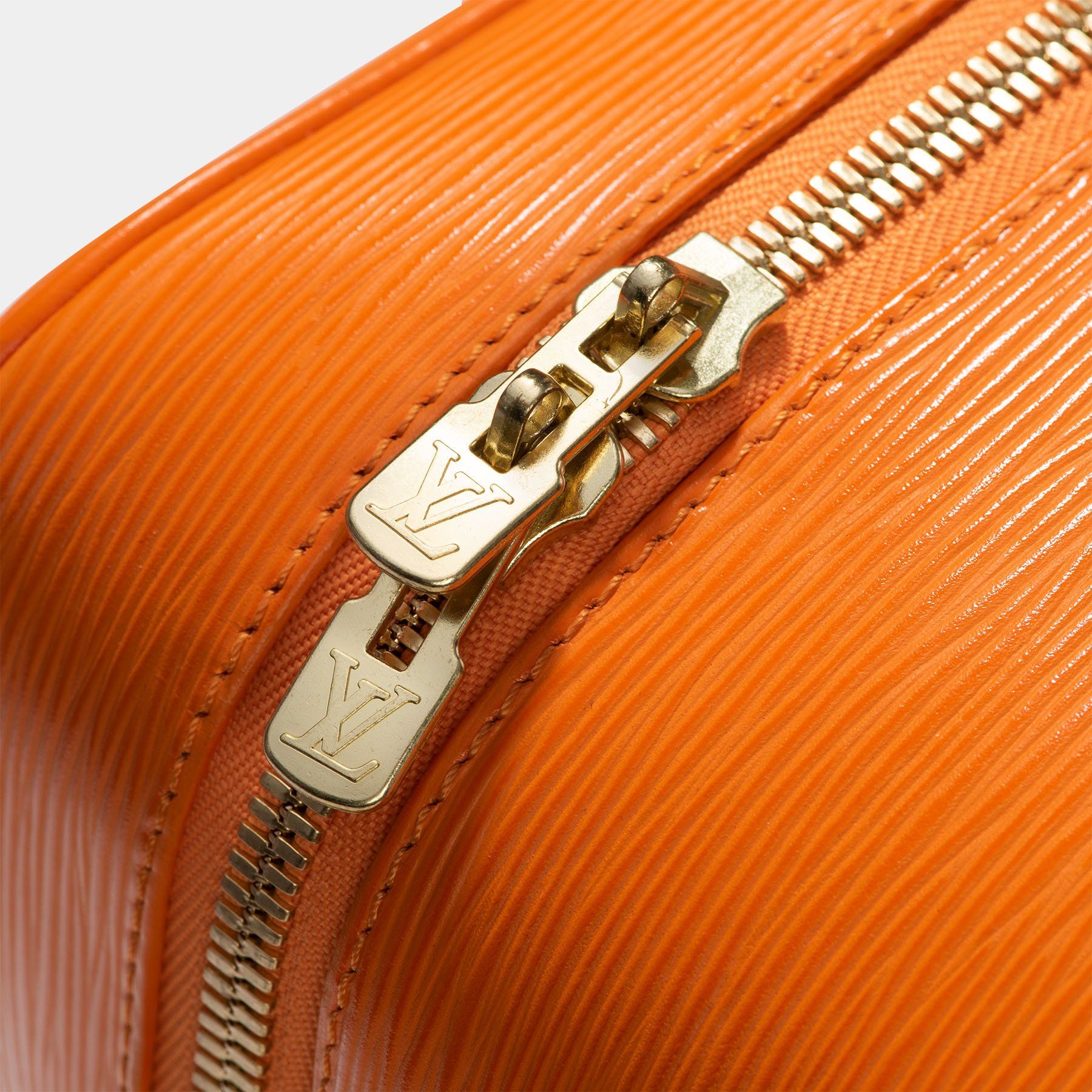 Louis Vuitton Sirius 45 Orange Epi Leather Travel Bag