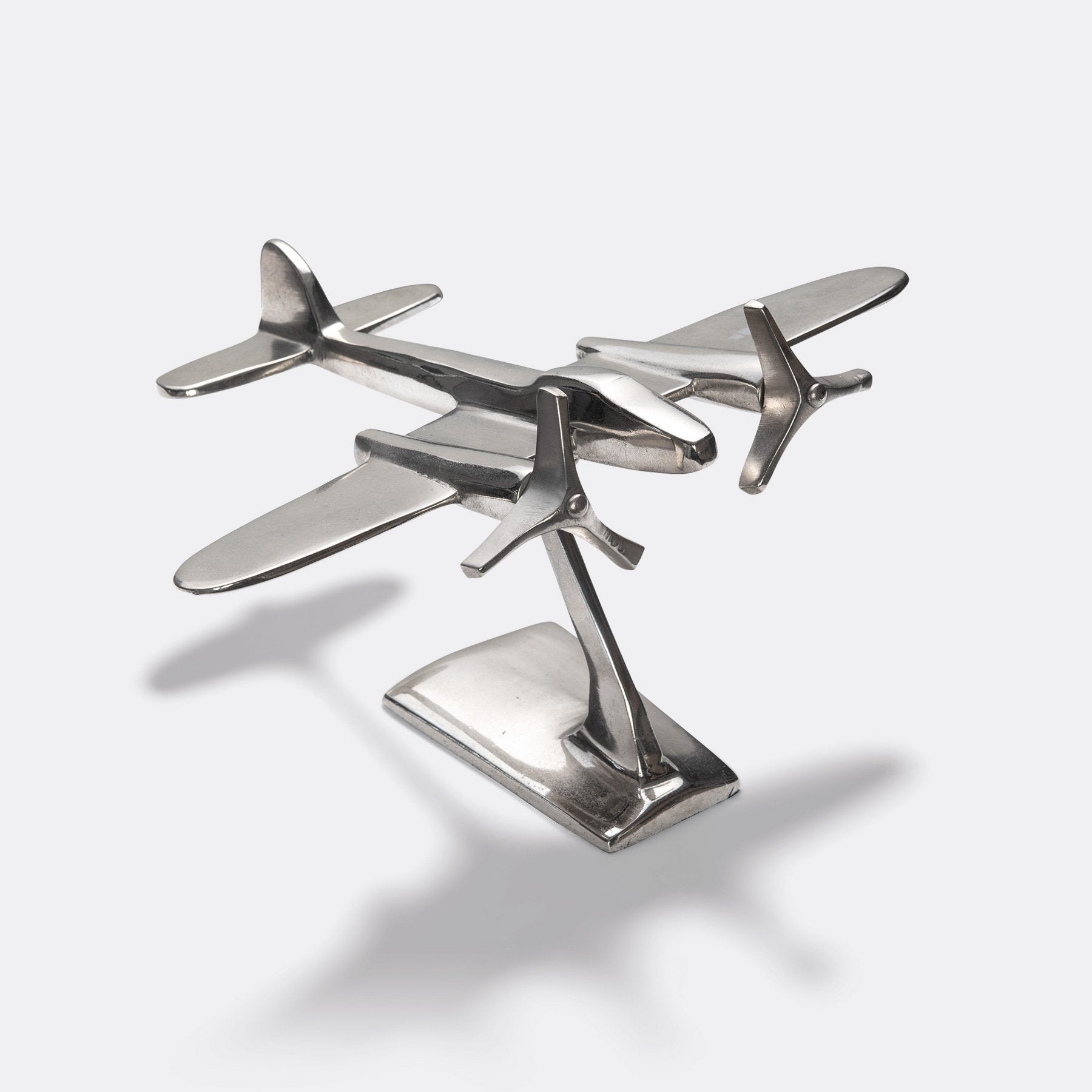 1970s Aluminium Desk Airplane