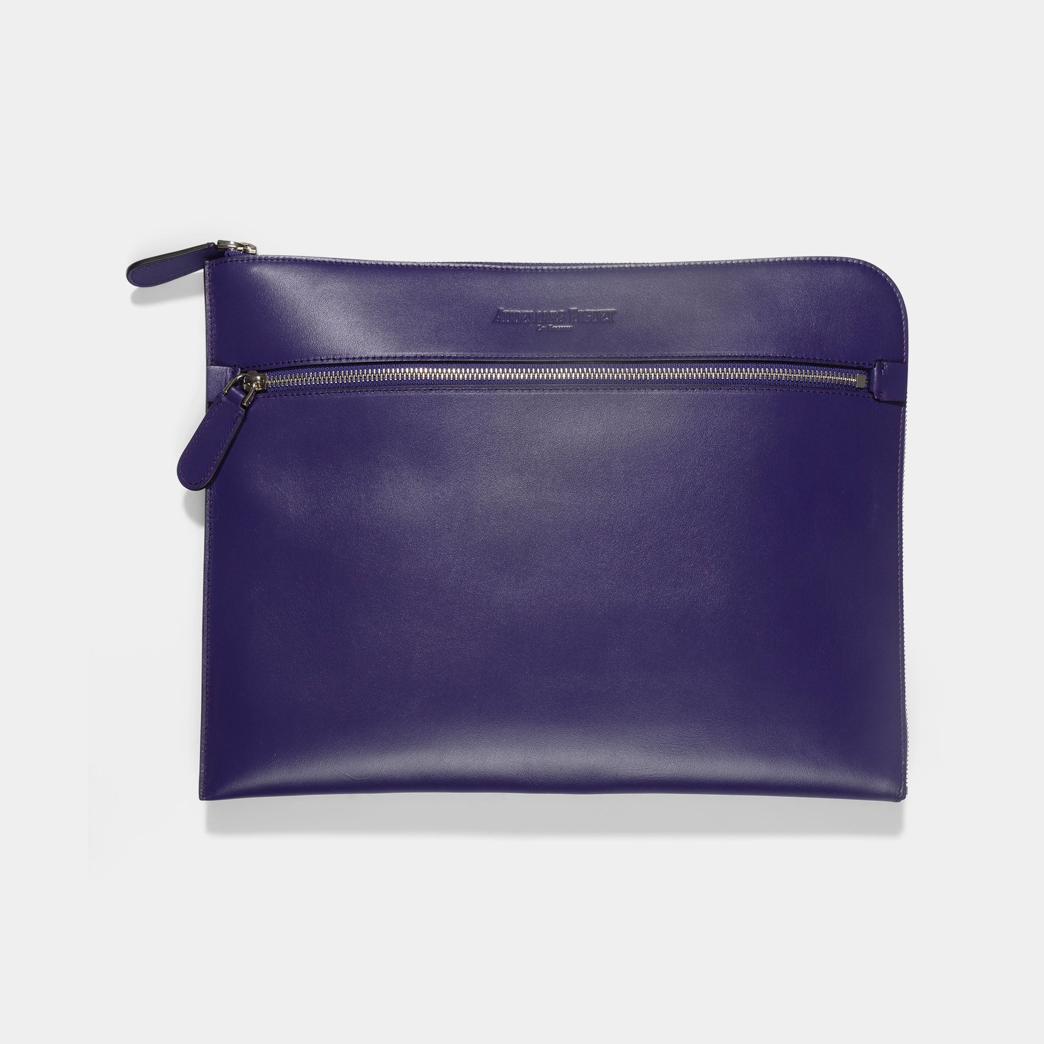 Audemars Piguet purple leather clutch