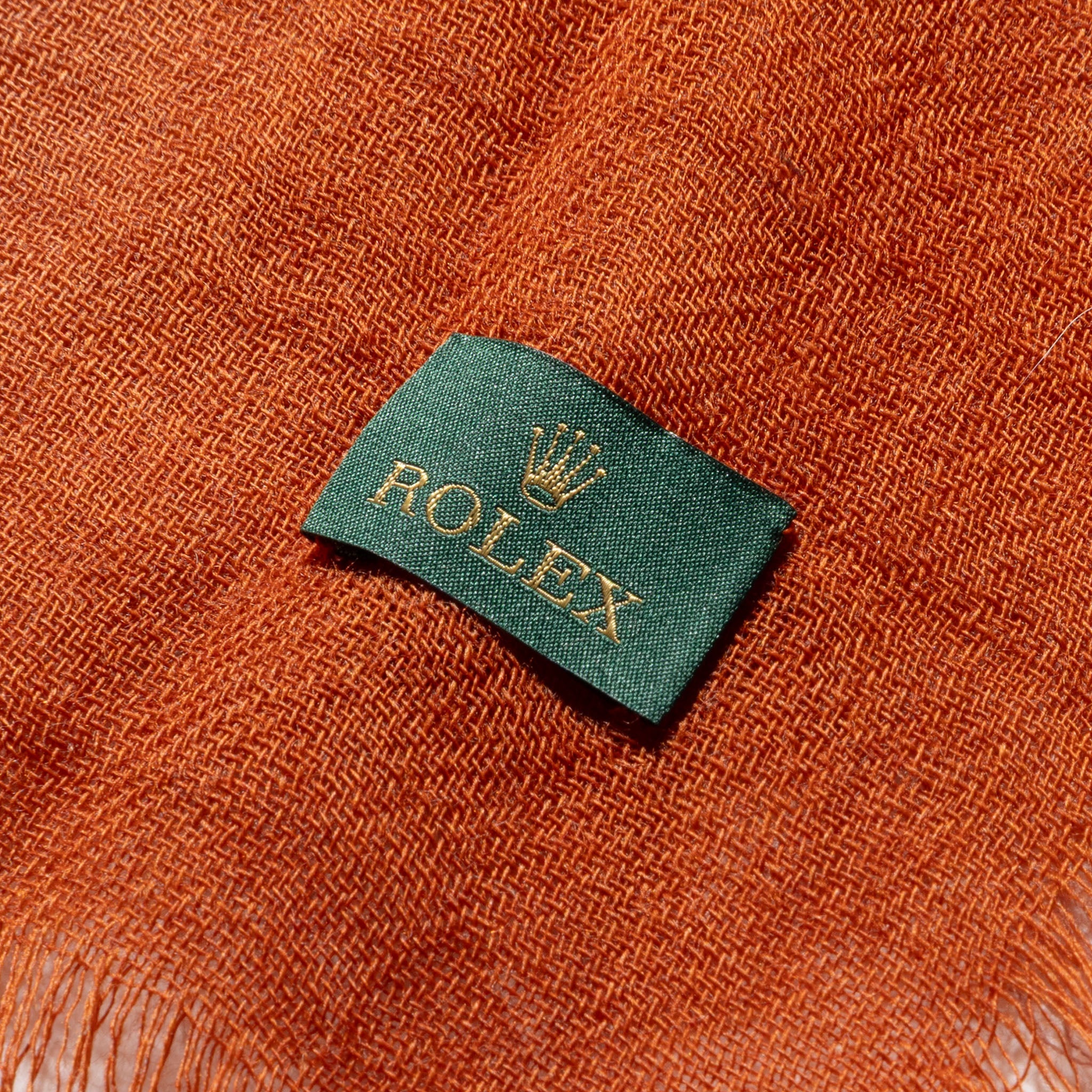 Rolex oversized wool Scarf Taupe colour