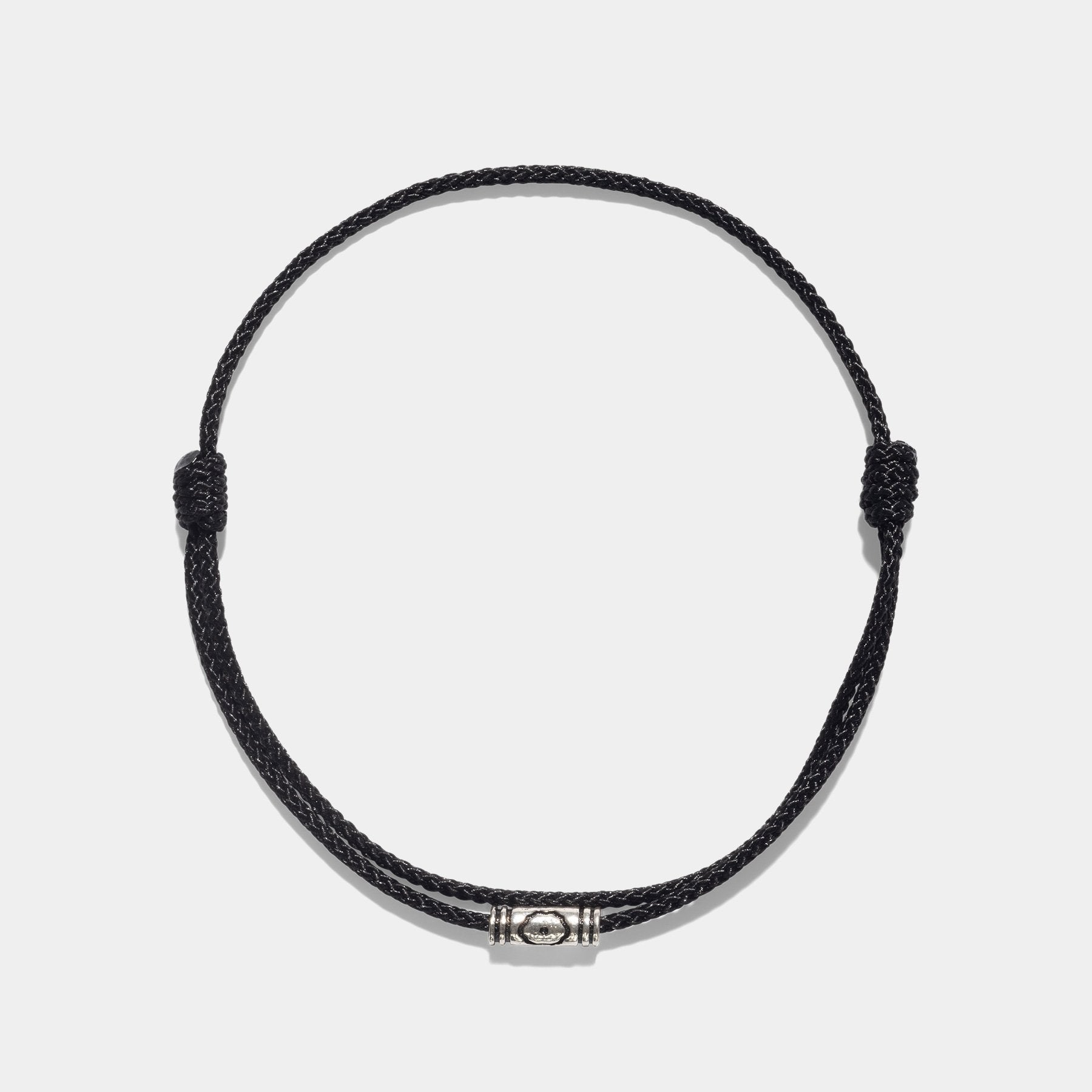 Oskar Gydell Black Blossom Bead Nylon Bracelet