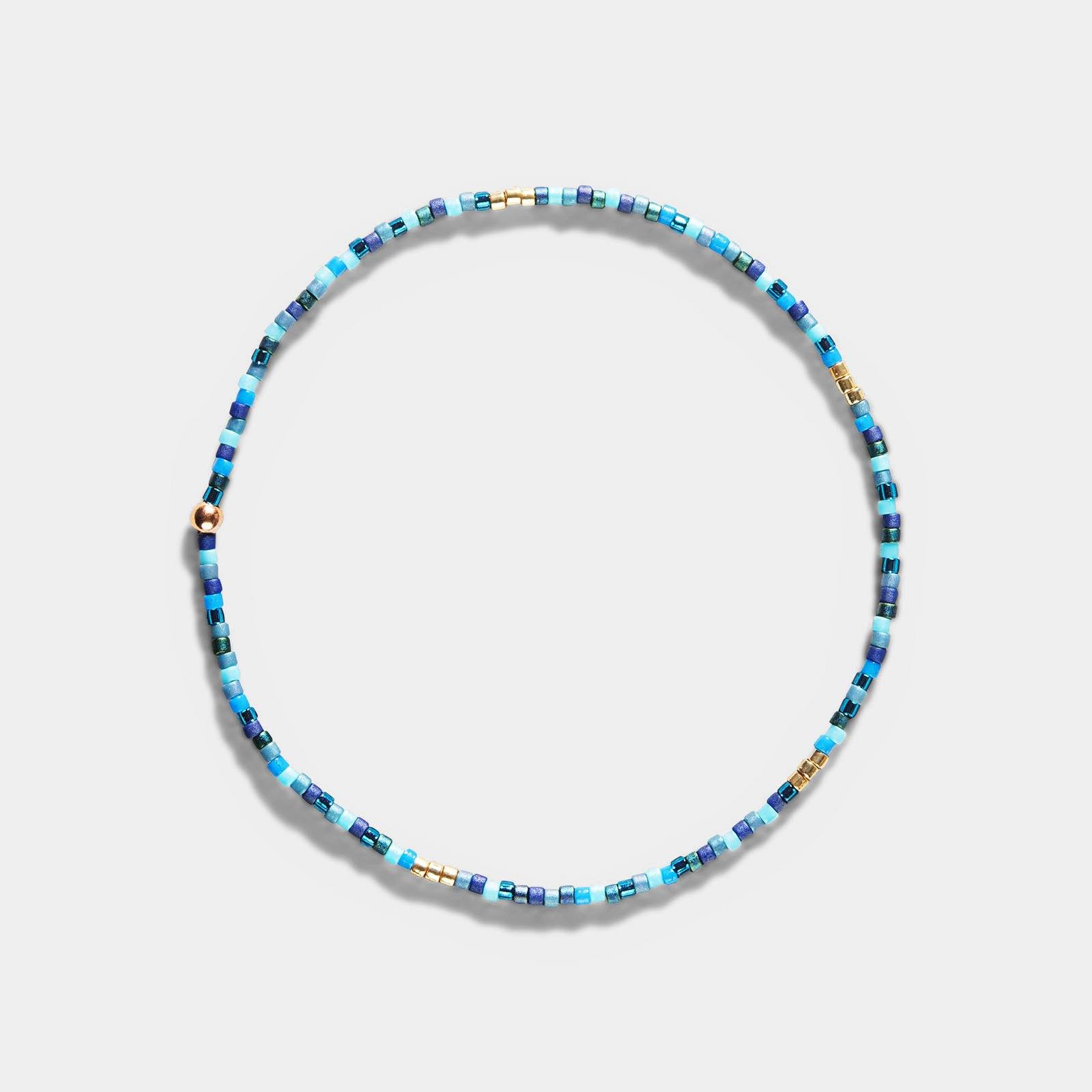 Oskar Gydell Blue Miyuki Bracelet