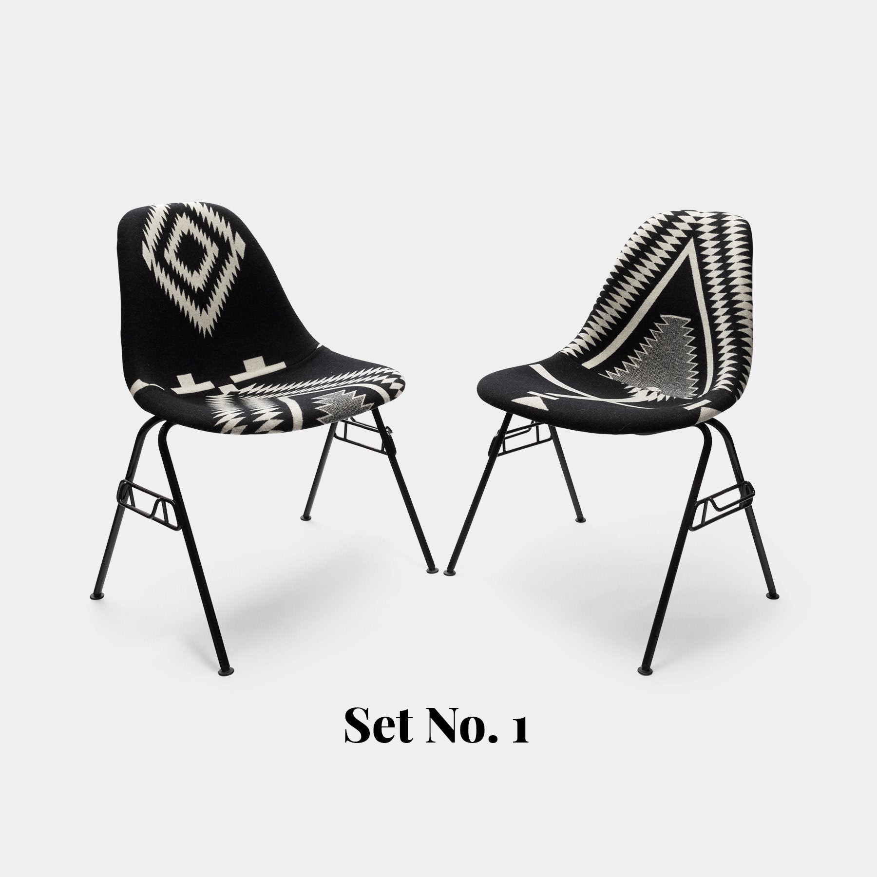 Unique Pendleton Eames Side Chair Monochrom Sets