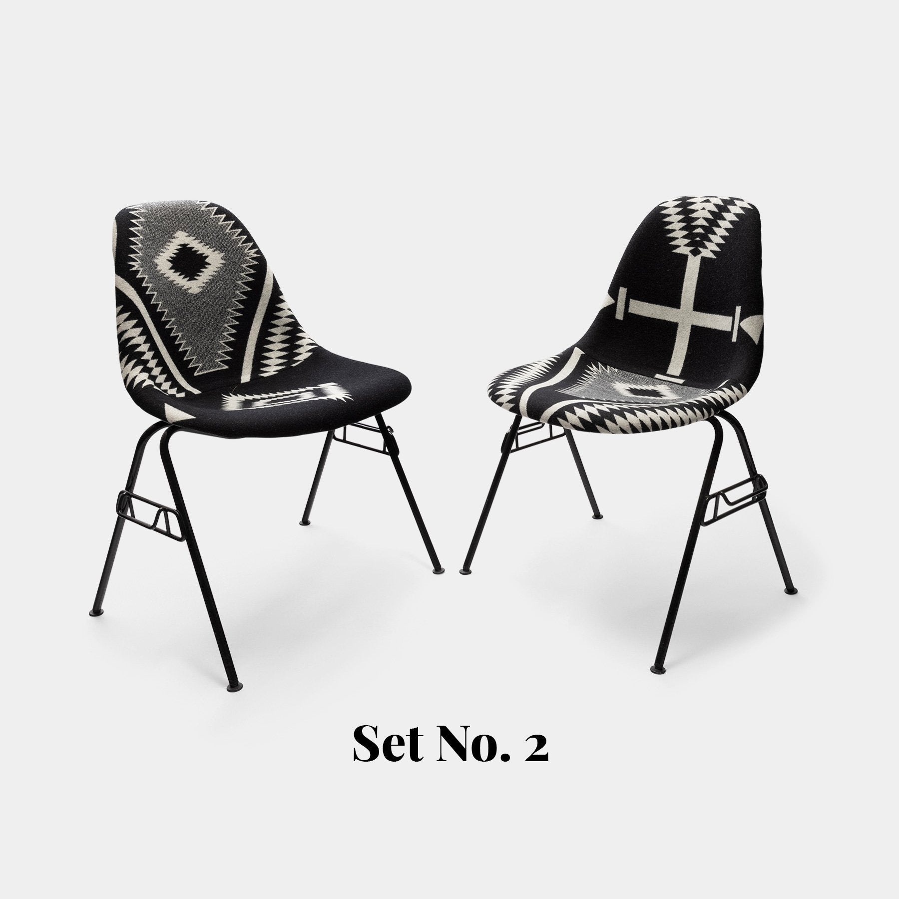 Unique Pendleton Eames Side Chair Monochrom Sets