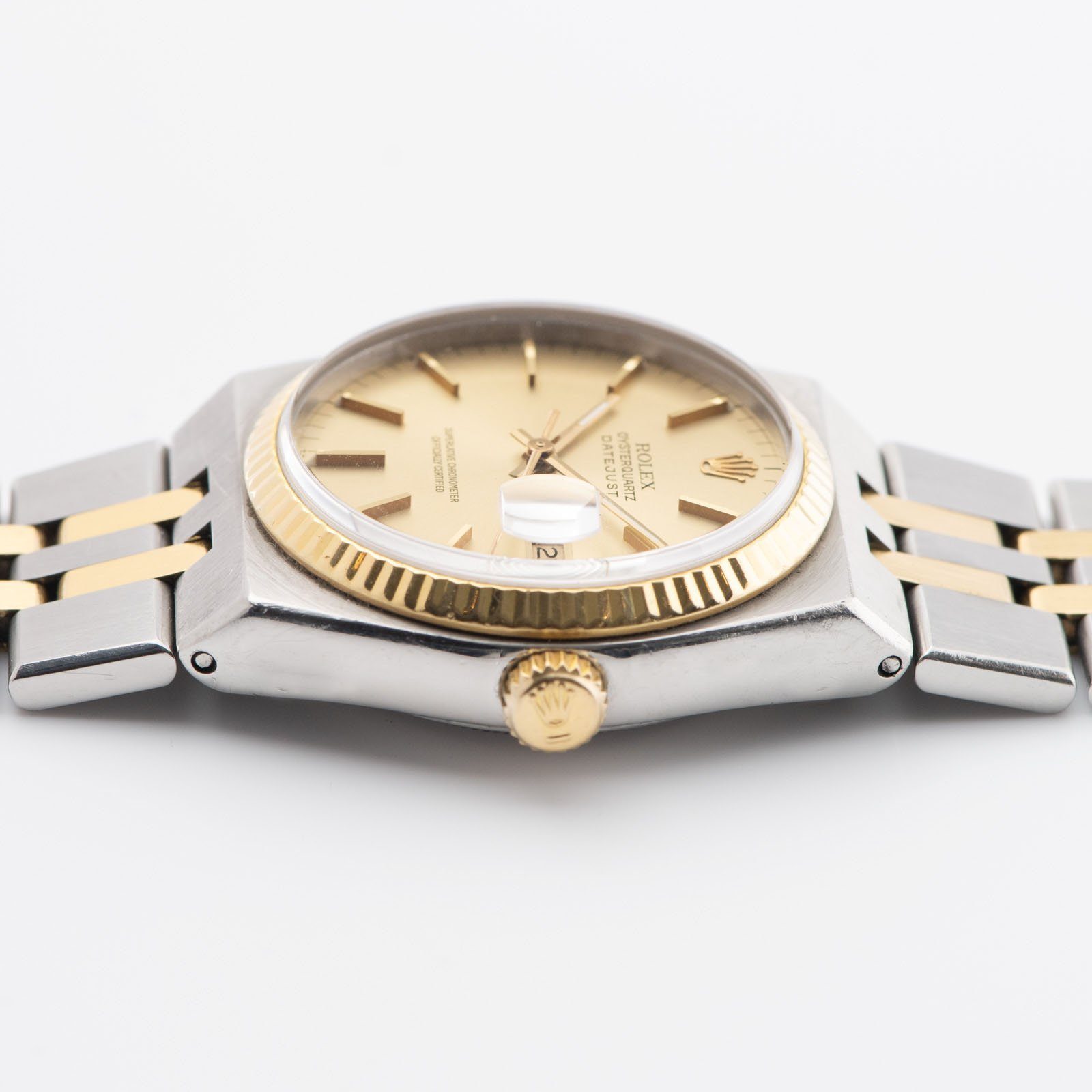 Rolex Oysterquartz Datejust Champagne Dial 17013