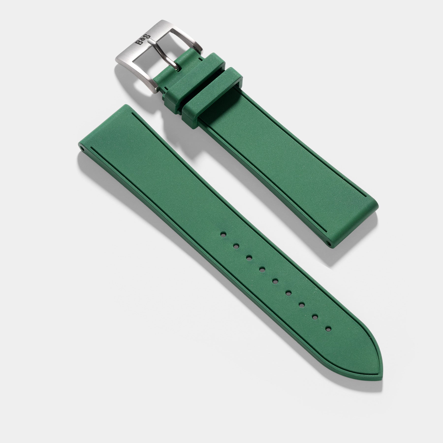 Sailor Green Vegan Rubber Horlogeband