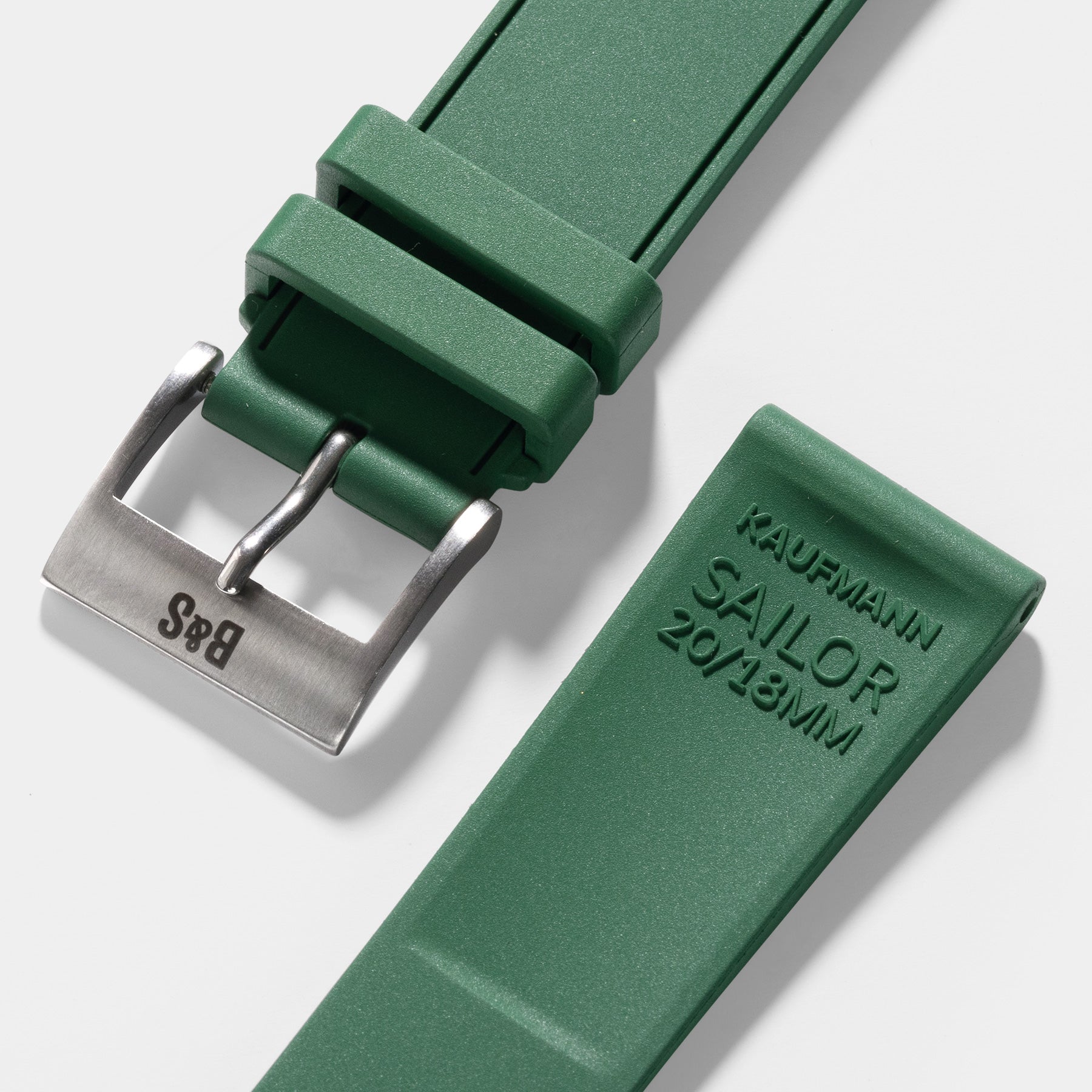 Sailor Green Vegan Rubber Horlogeband