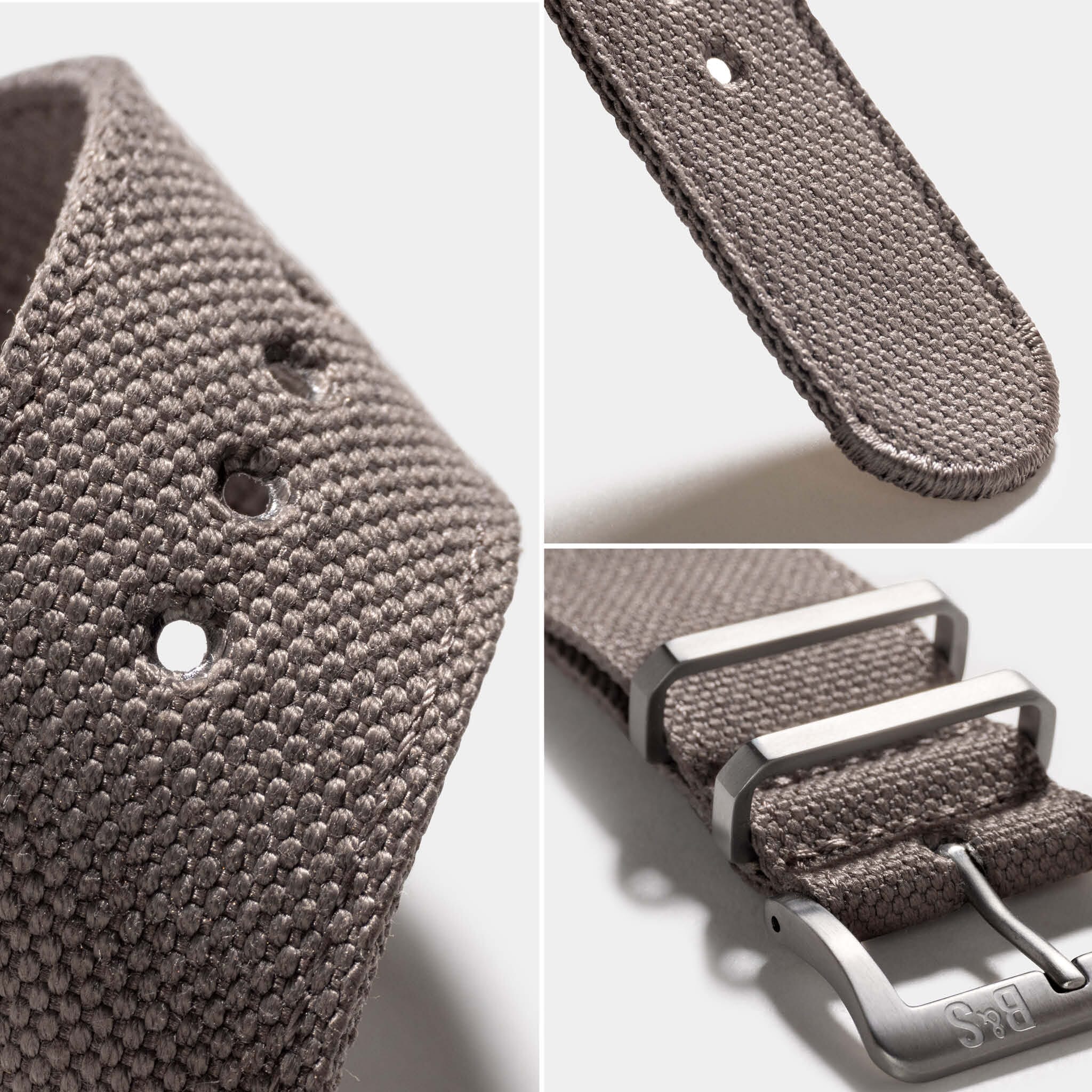 Horlogeband voor IWC Portofino - Taupe Canvas