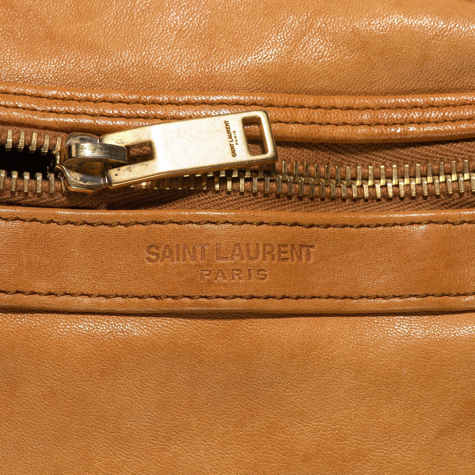 Saint Laurent Tuscany Leather Hunting Backpack
