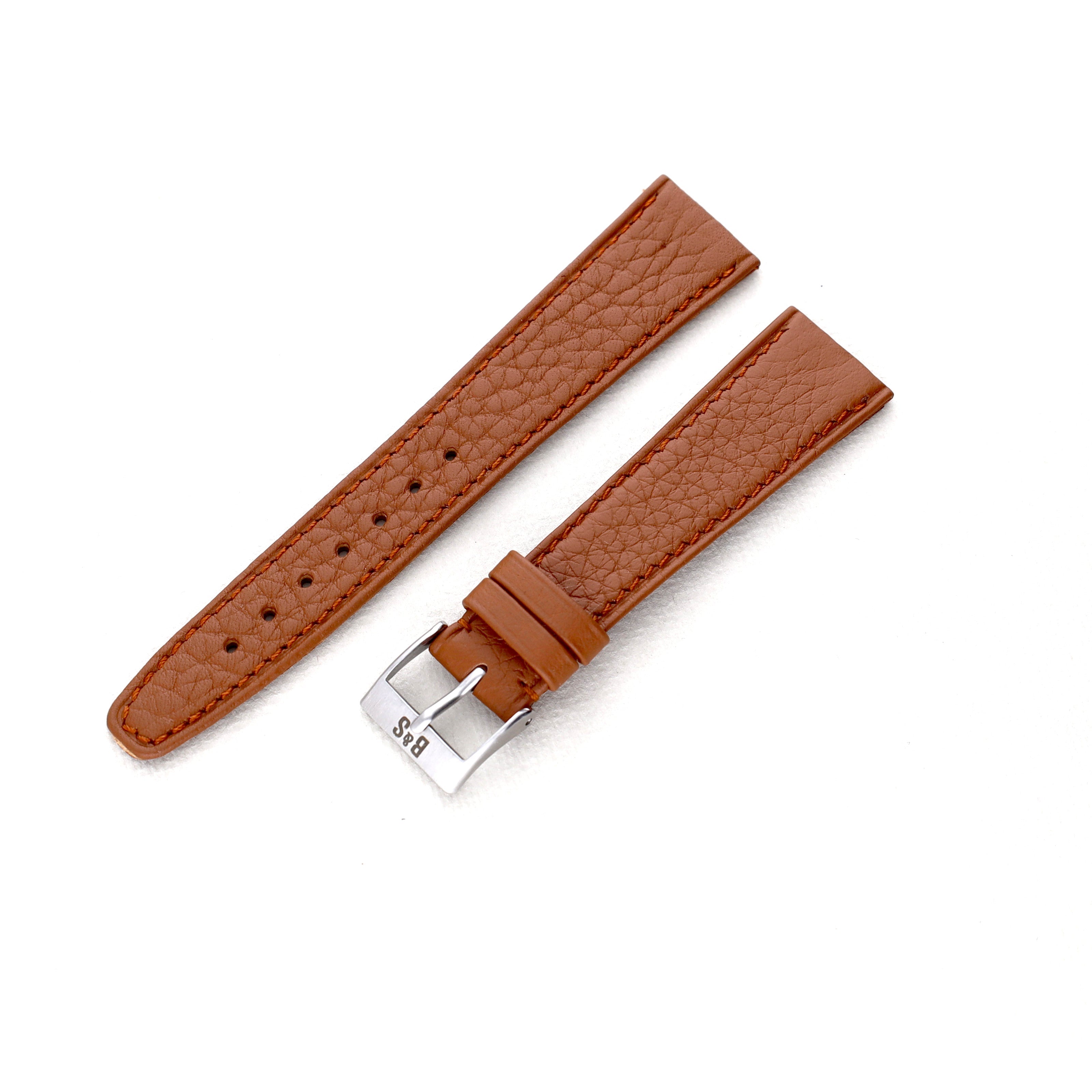 Sample Sale - Taurillon Brown Speedy Leather Watch Strap - 20mm