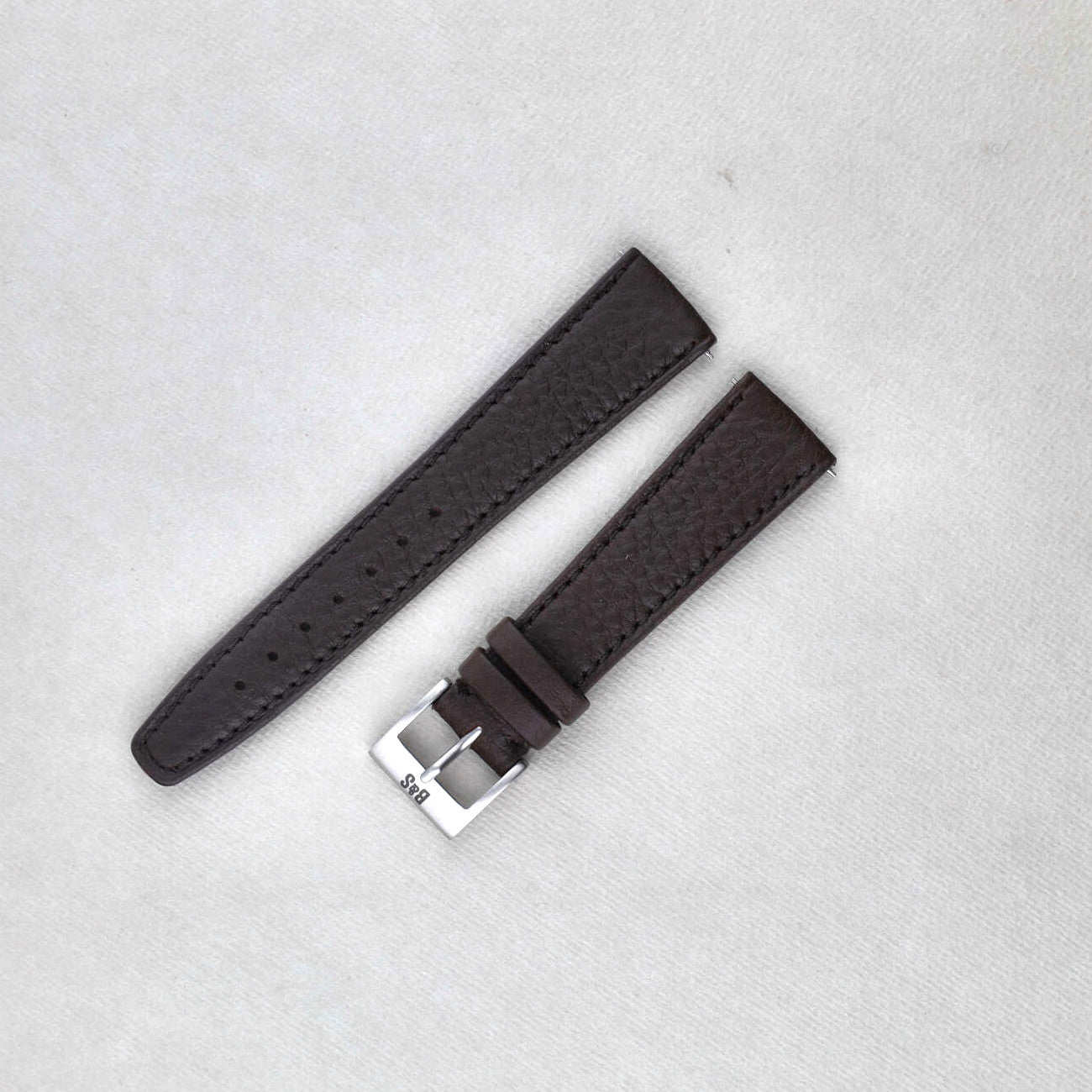 Sample Sale - Taurillon Dark Brown Speedy Leather Watch Strap - 20mm