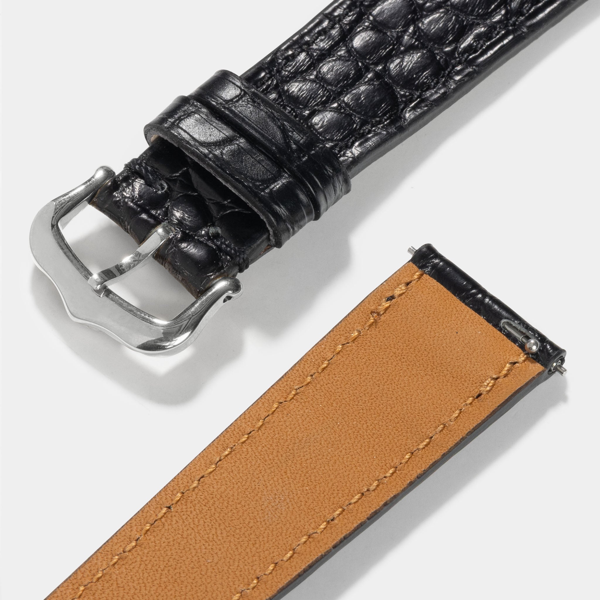Strap for Cartier Tank Must (2021-today) - Black Alligator