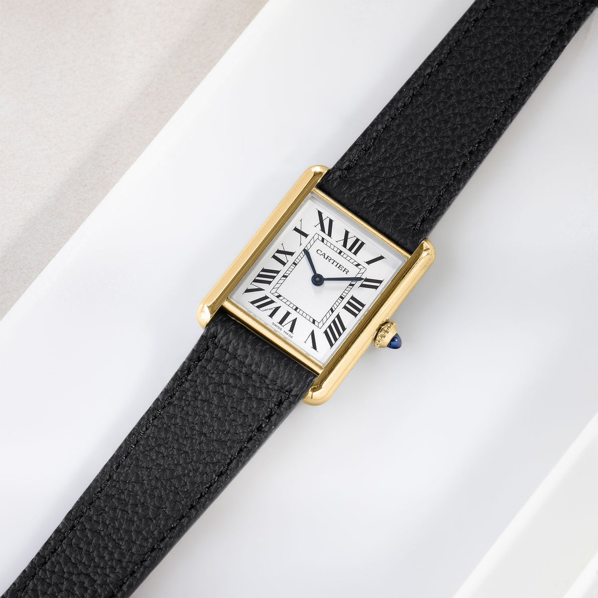 Strap for Cartier Tank Louis (2021 - today) - The Grana Noir