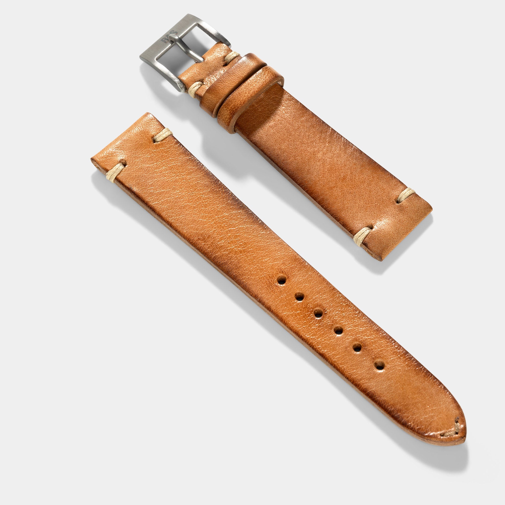 Horlogeband voor Omega Speedmaster Professional - Caramel Brown Leather