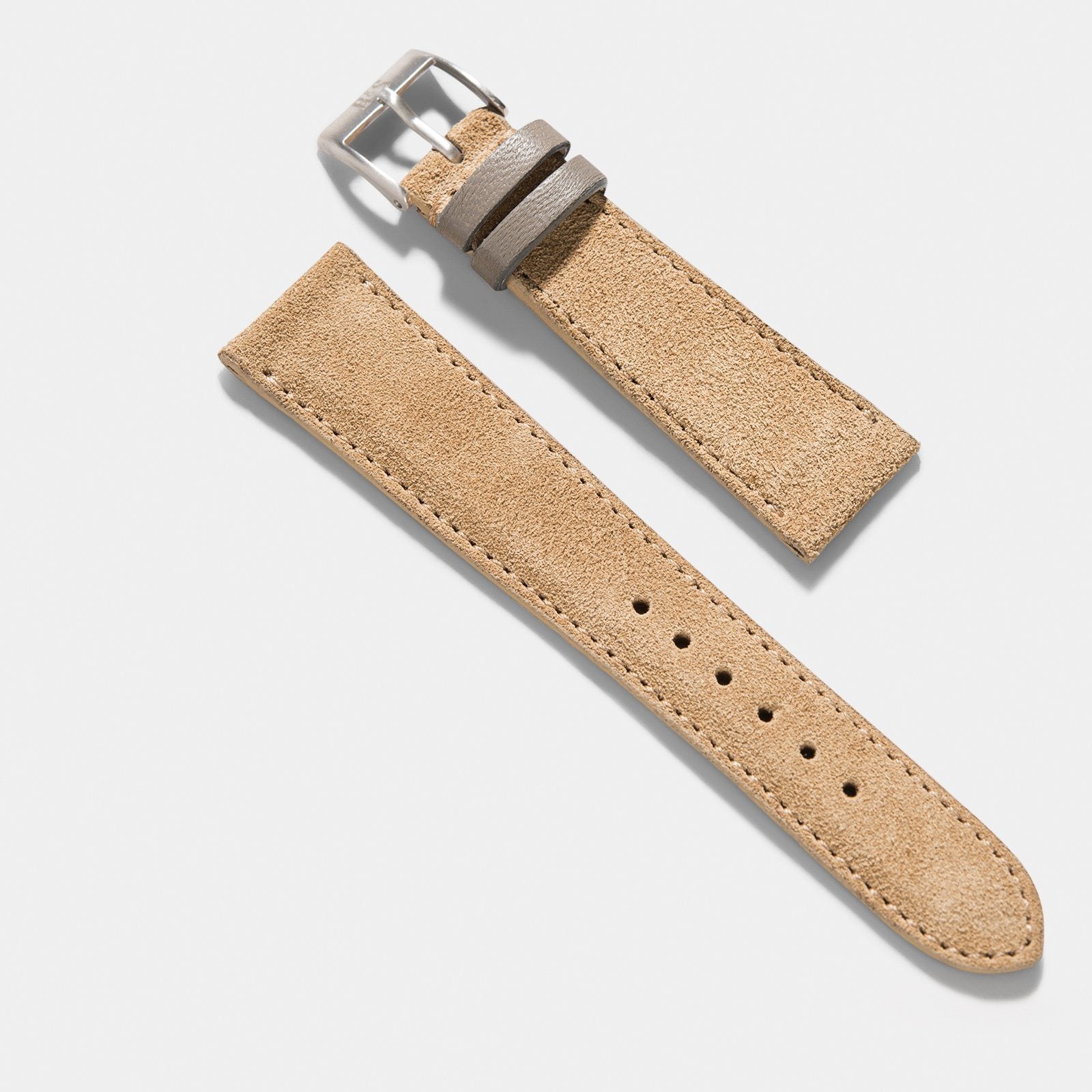 Horlogeband voor IWC Portofino - Refined Light Brown Suede