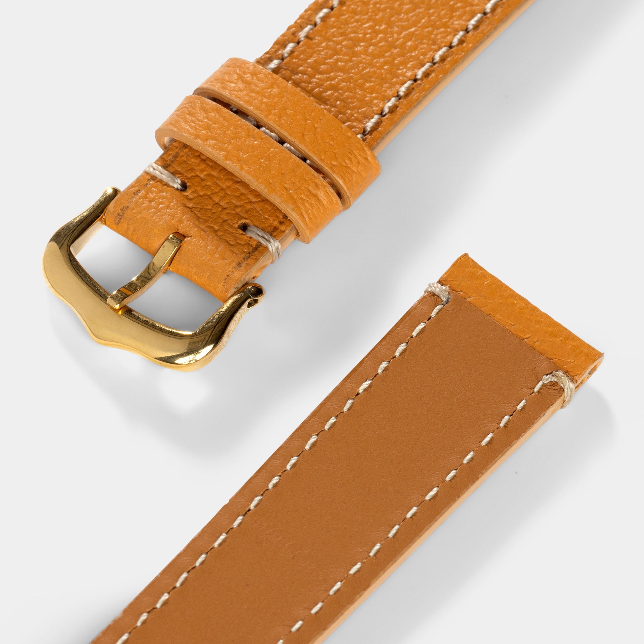 Strap for Cartier 17.5mm - Pigskin Cognac Brown