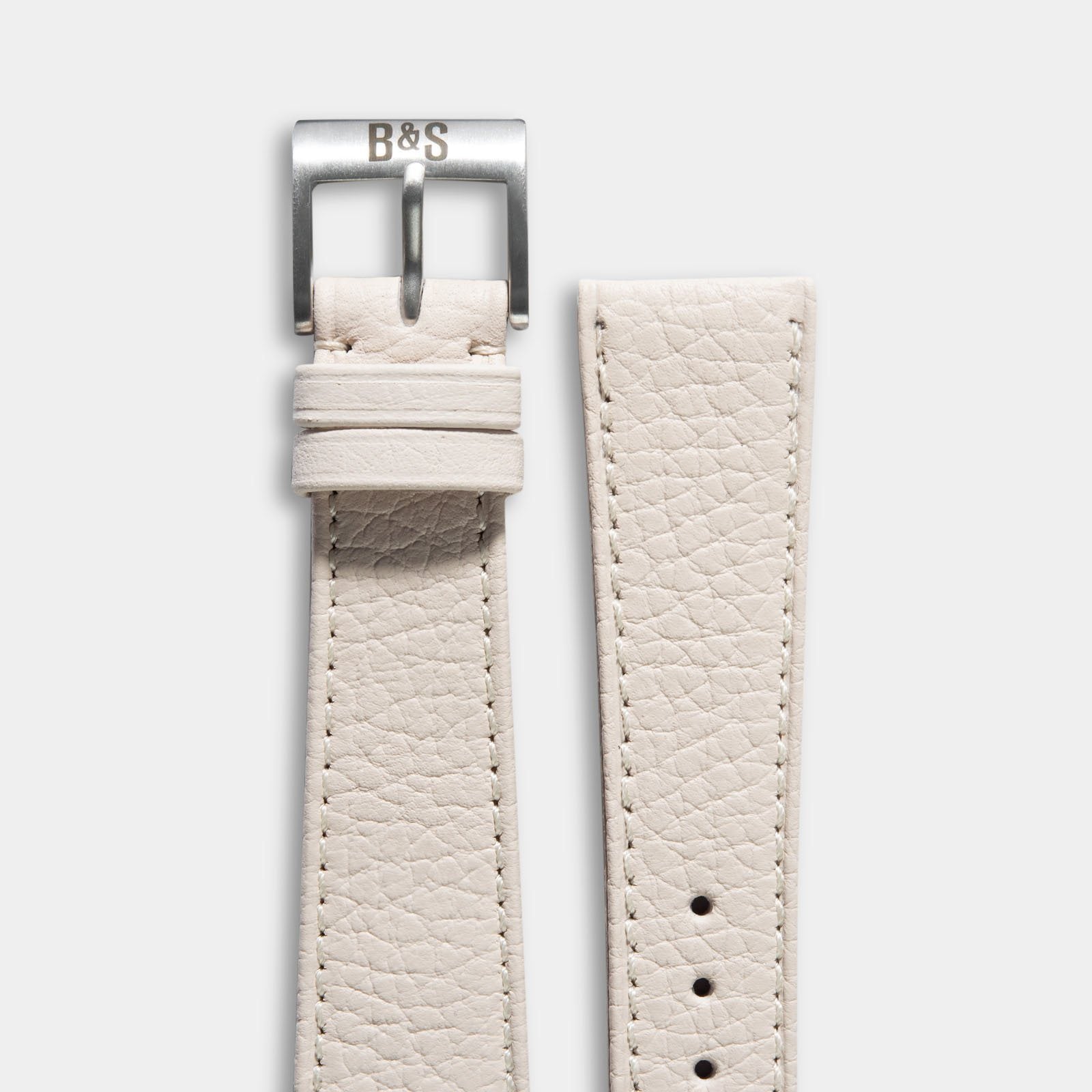 Taurillon Creme Speedy Leren Horlogeband