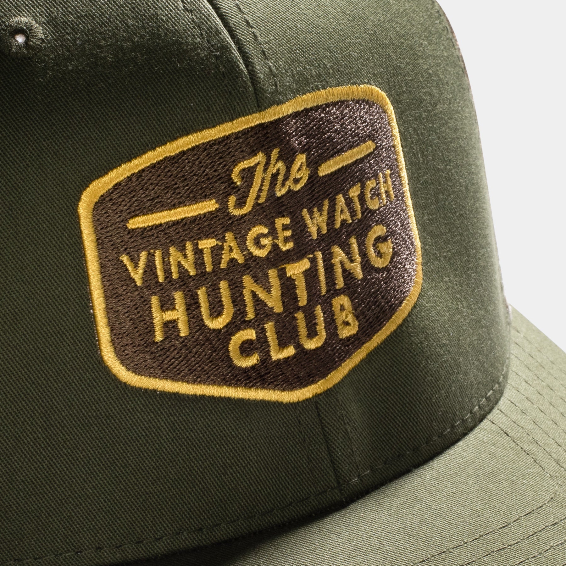 The Vintage Watch Hunting Club Green Ballcap