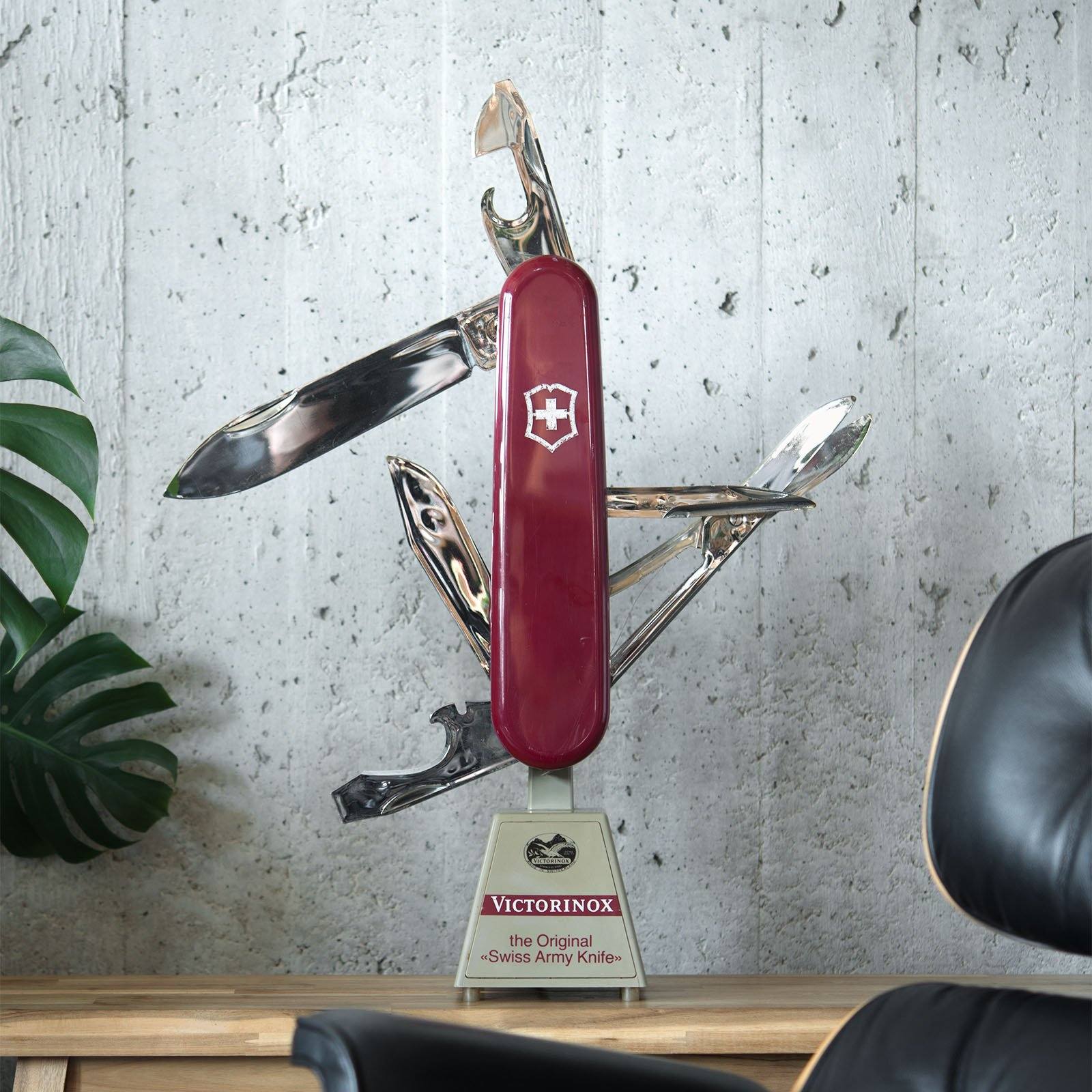 Swiss army knife store display 2025