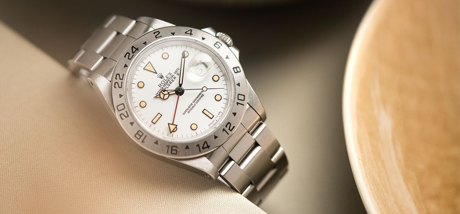 Rolex Explorer 2 White Dial 16570