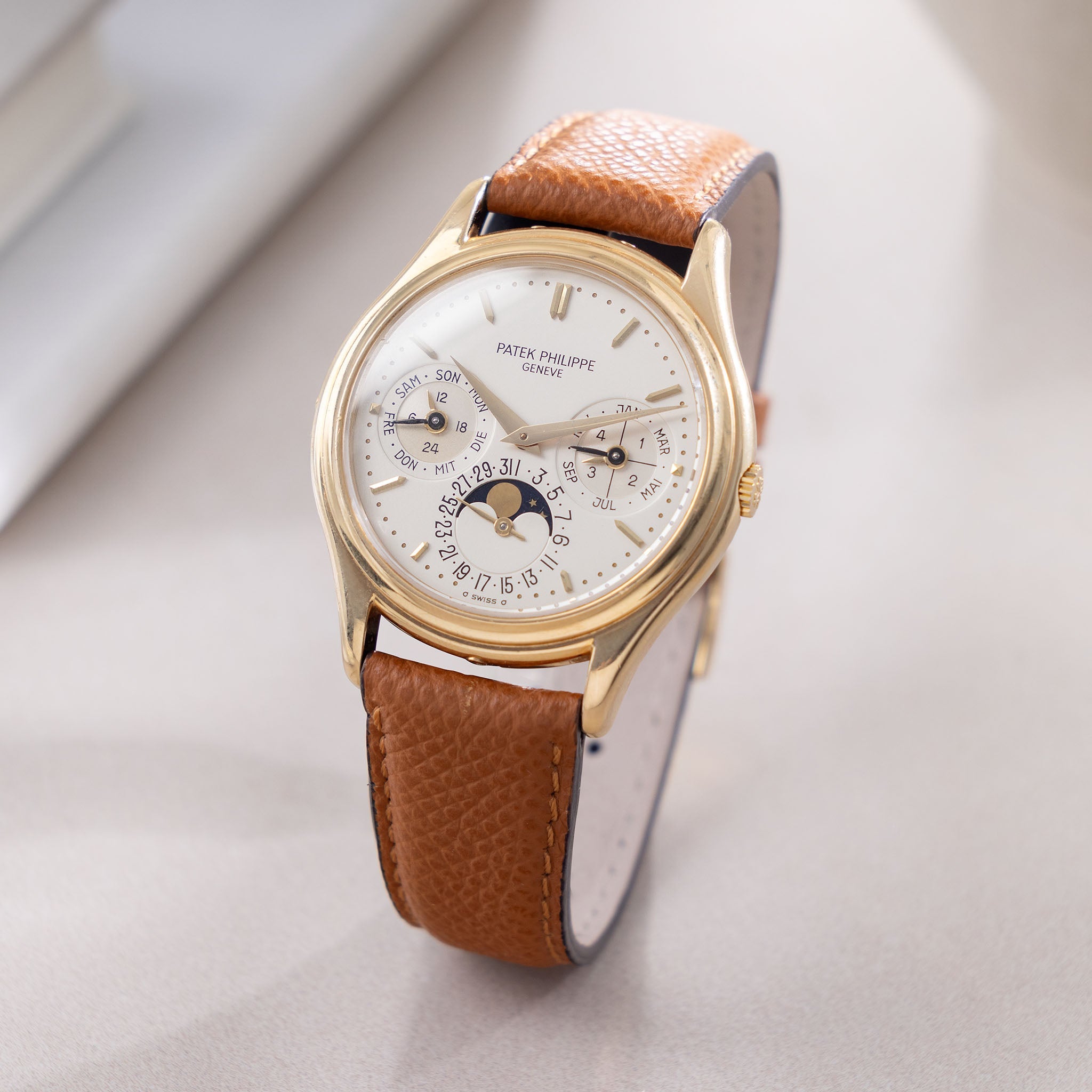 Patek Philippe Perpetual Calendar 3940J Second Series with Original Paper