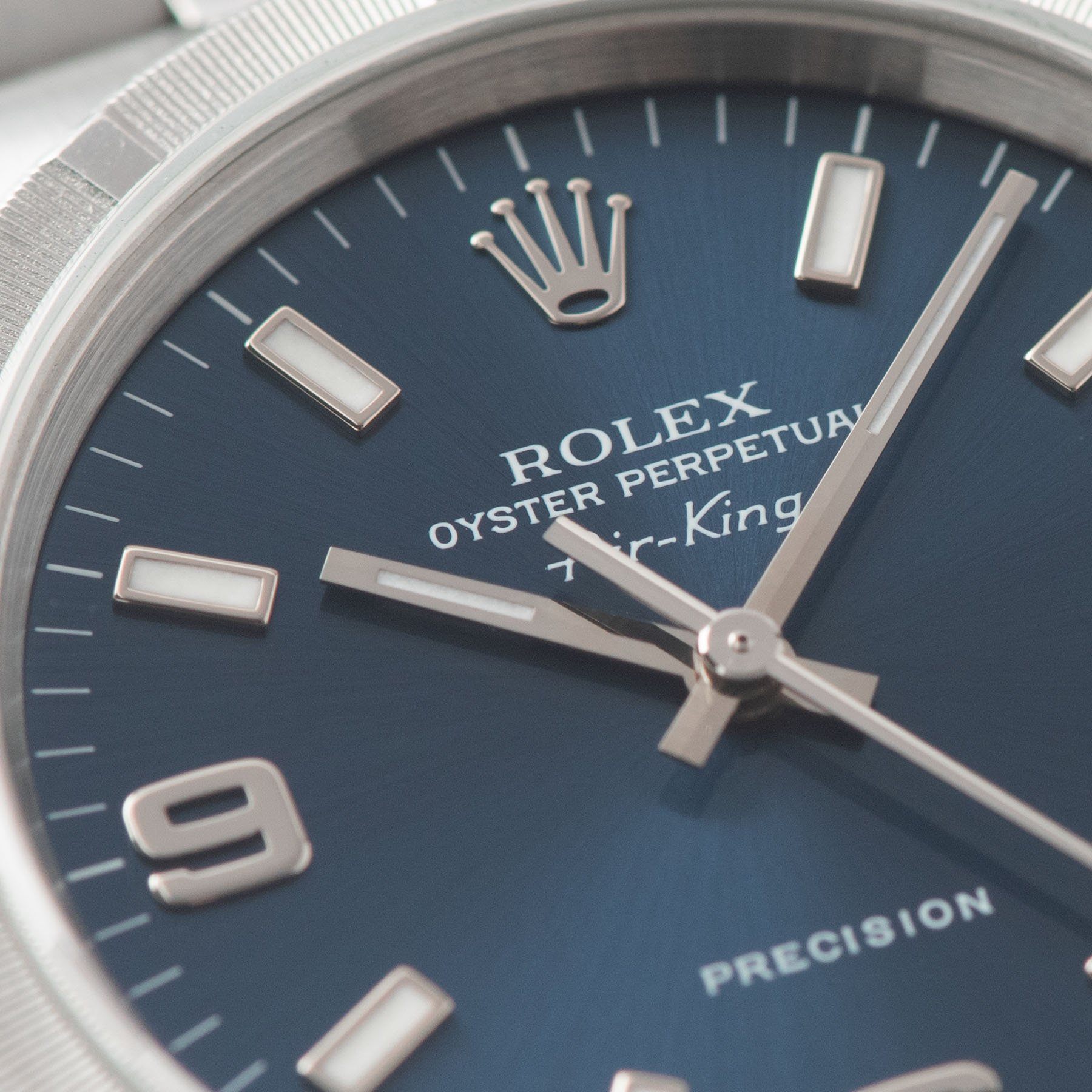 Rolex Air King Reference 14010 Blue Explorer Dial