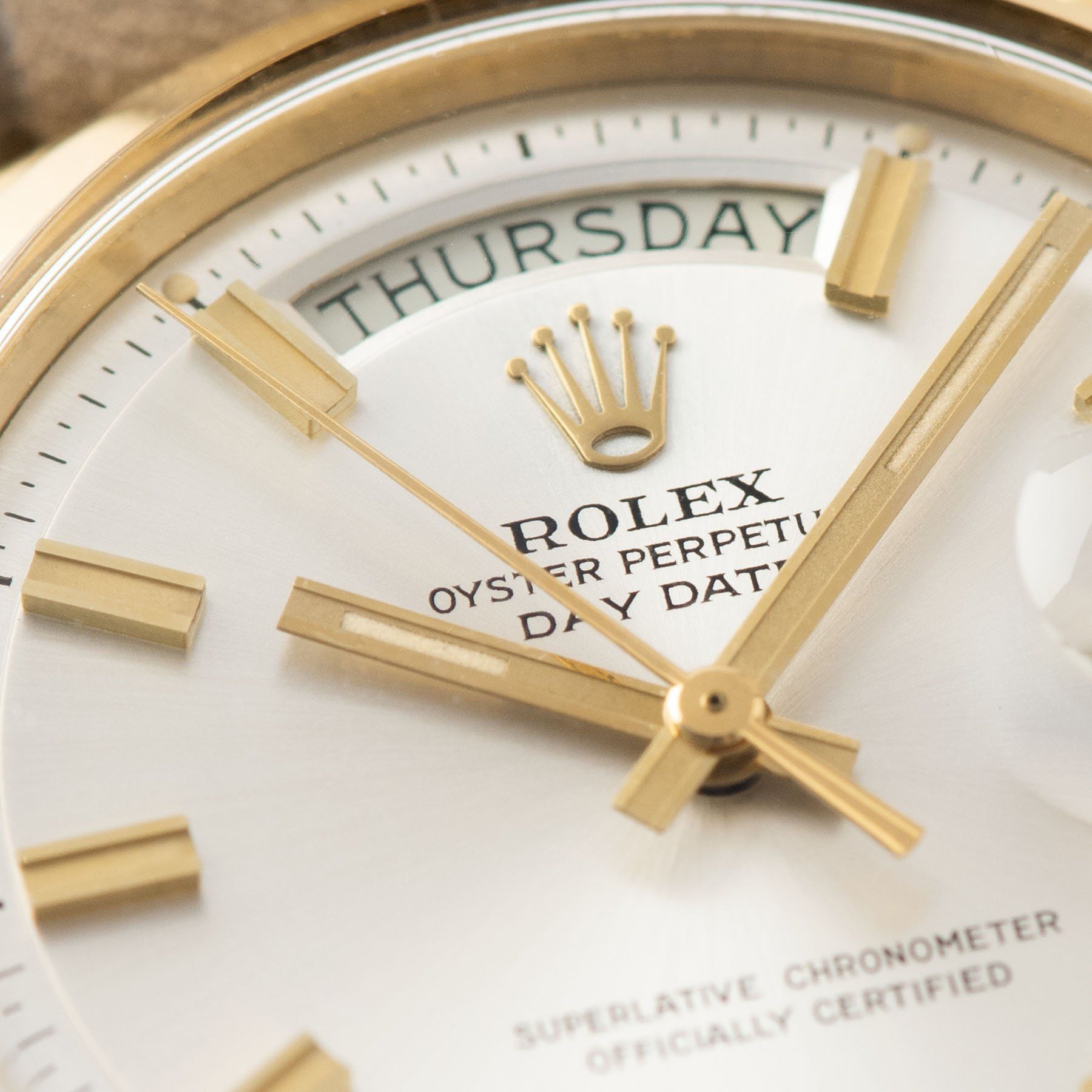 Rolex Day-Date Yellow Gold Wide Boy Dial 1802