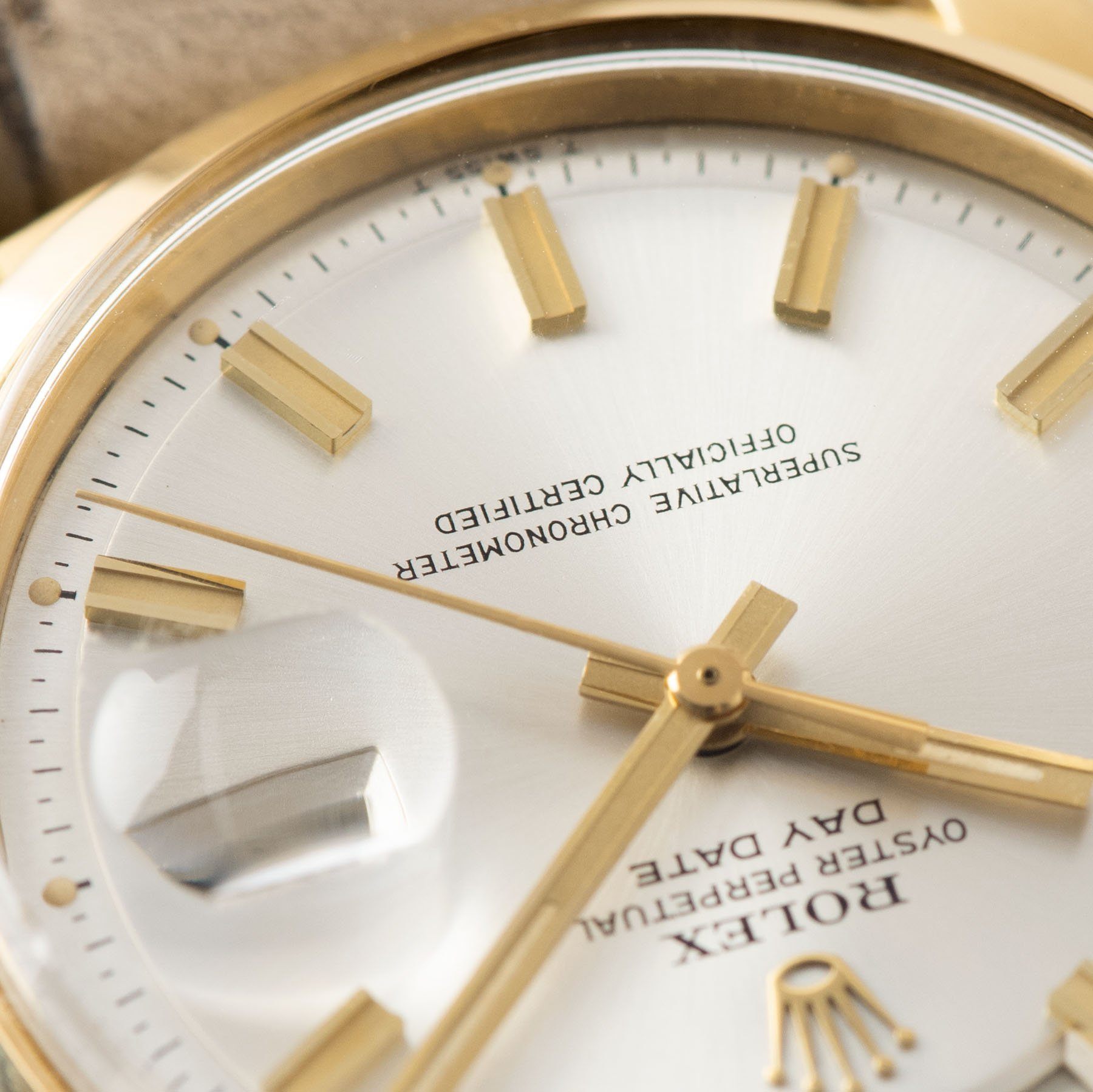 Rolex Day-Date Yellow Gold Wide Boy Dial 1802