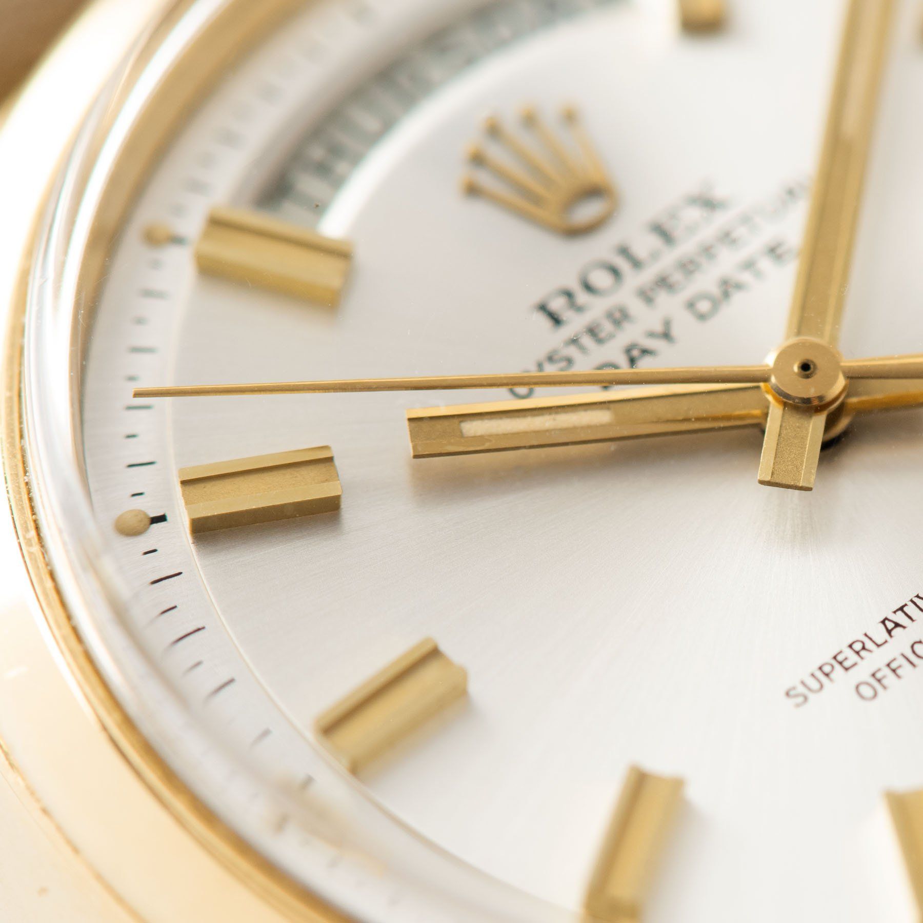 Rolex Day-Date Yellow Gold Wide Boy Dial 1802