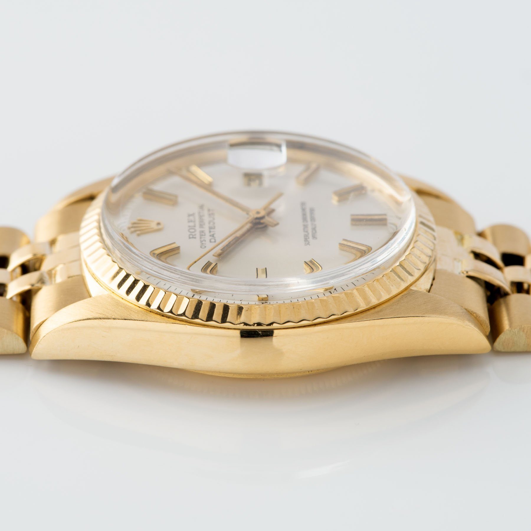 Rolex Datejust Yellow Gold 1601 Silver Dial