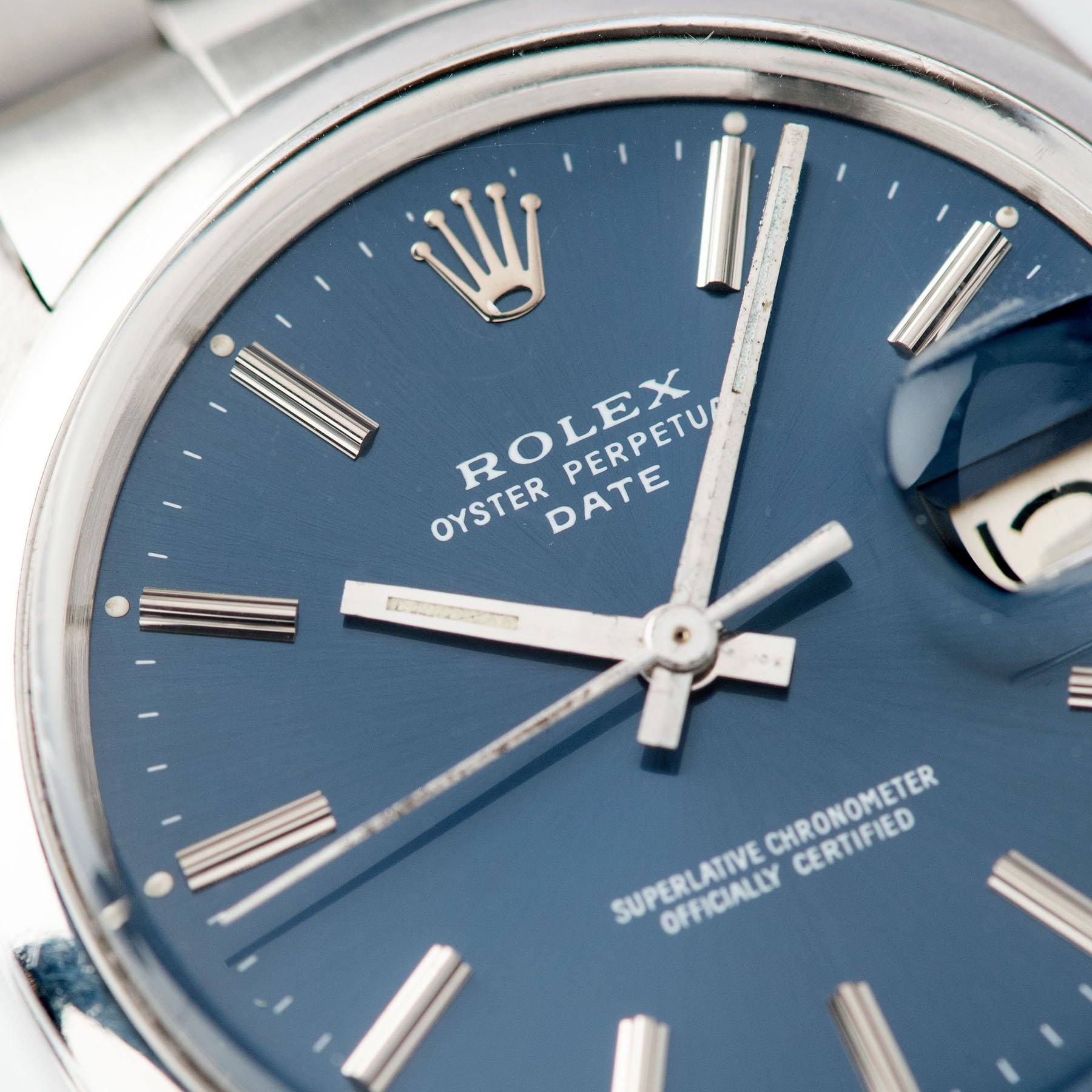 Rolex OP Date Reference 1500 Blue Dial