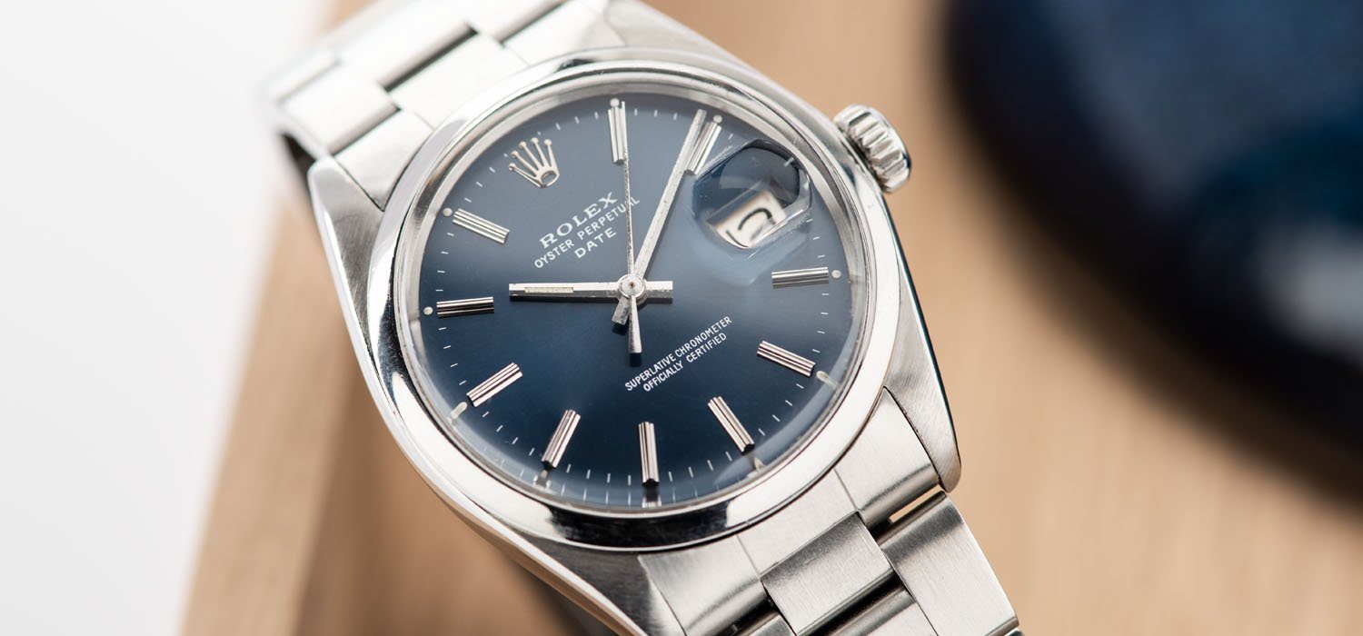 Rolex OP Date Reference 1500 Blue Dial