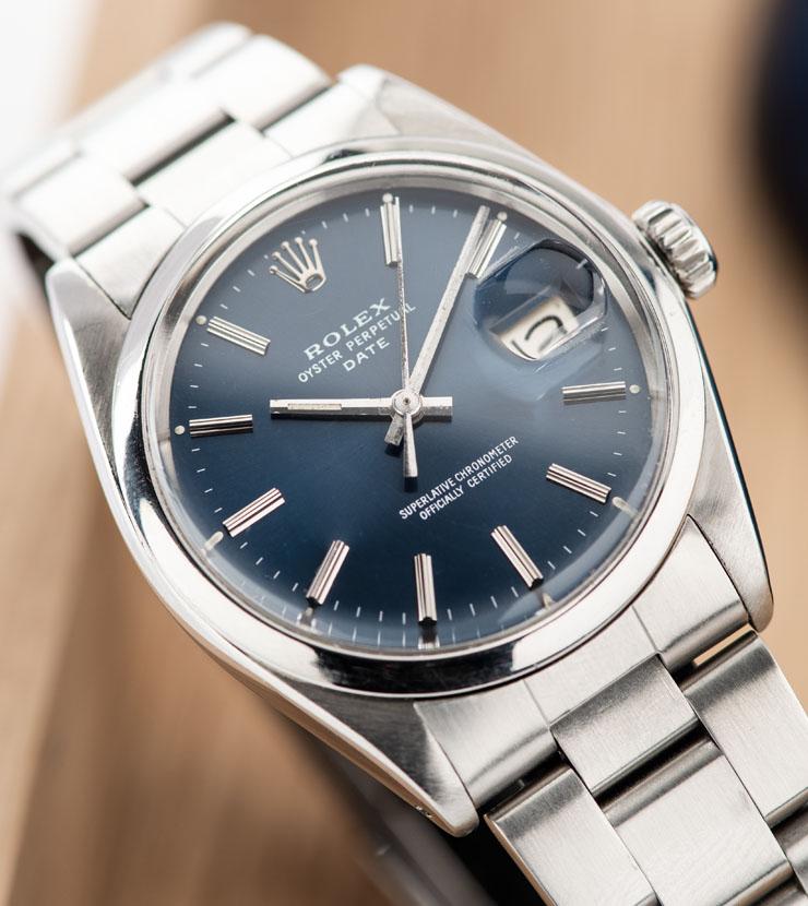 Rolex OP Date Reference 1500 Blue Dial