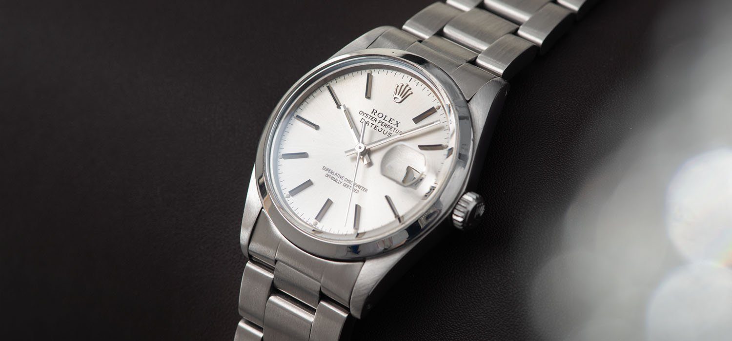 Rolex Datejust Reference 16000 Silver Soleil Dial