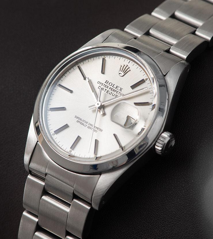 Rolex Datejust Reference 16000 Silver Soleil Dial