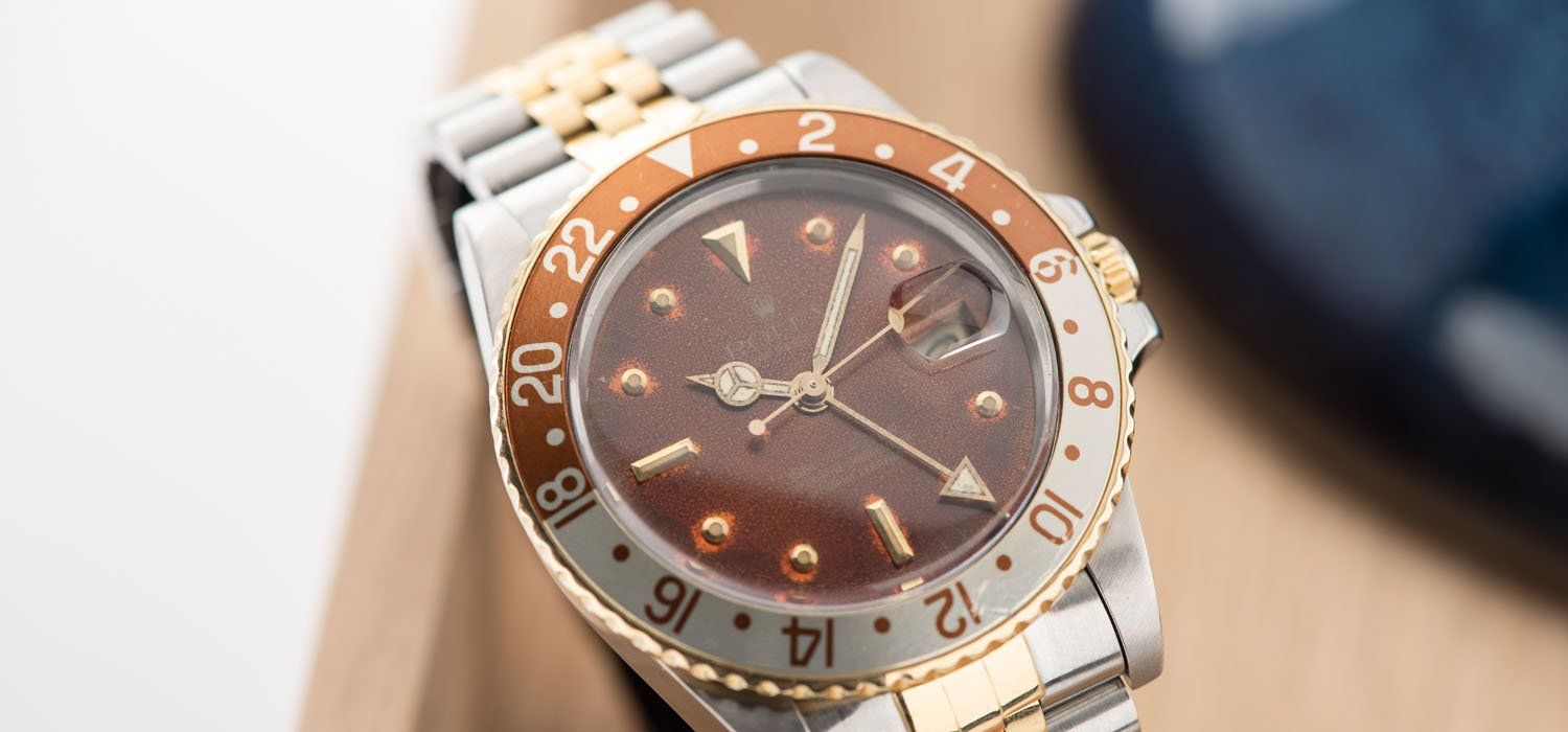 Rolex 16753 Nipple Dial Rootbeer GMT-Master