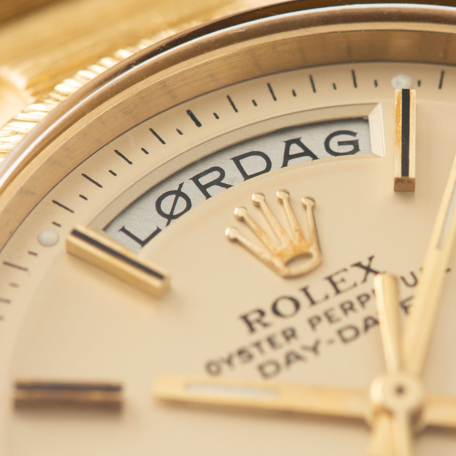 Rolex Day-Date Champagne Dial Yellow Gold 1807
