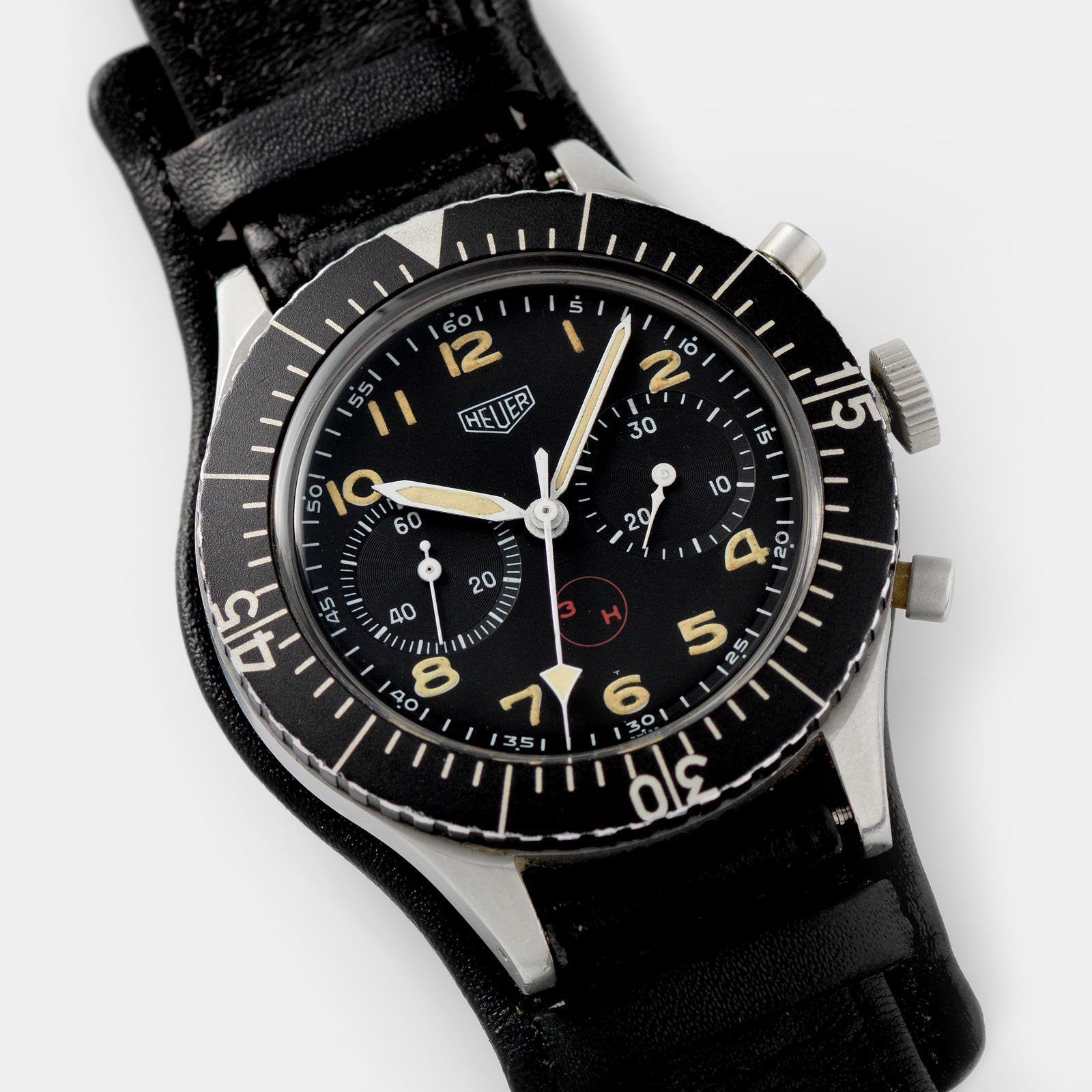 Heuer Chronograph German Issued Flyback 1550SG