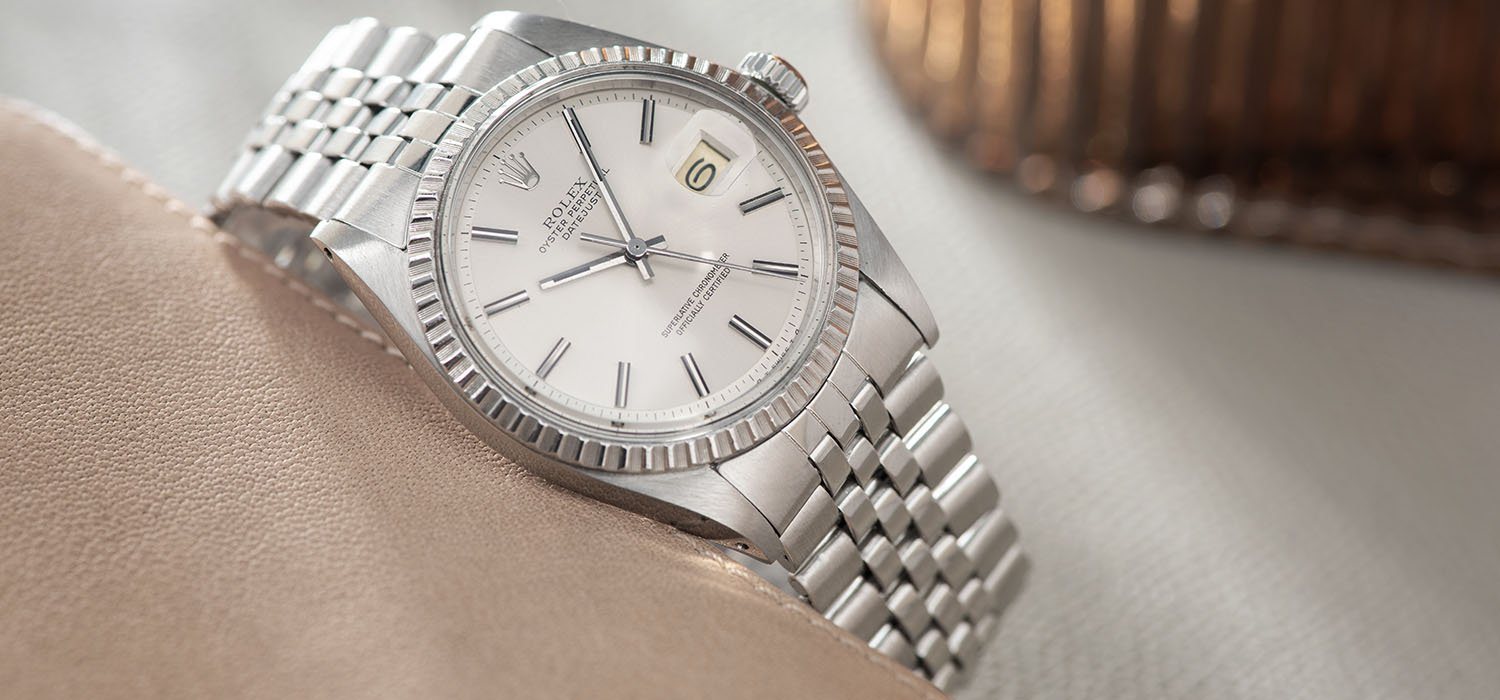 Rolex Datejust Silver Sigma Dial 1603