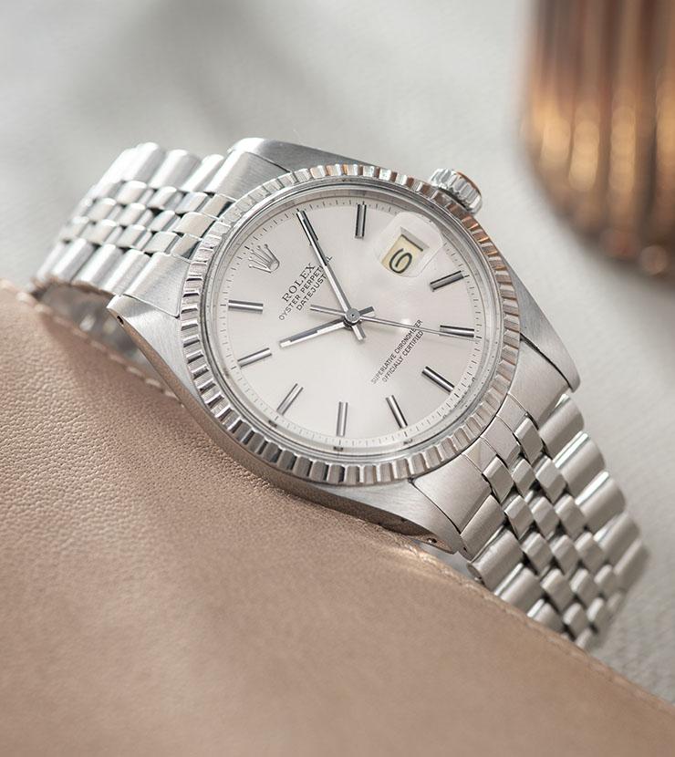 Rolex Datejust Silver Sigma Dial 1603