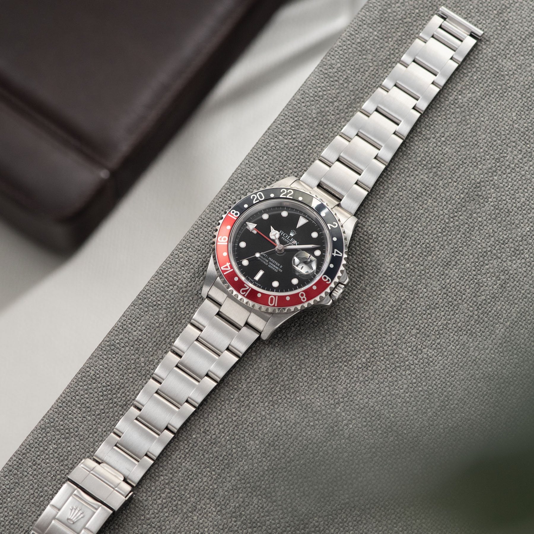 Rolex GMT-Master 2 16710  Rectangular dial Box and Papers