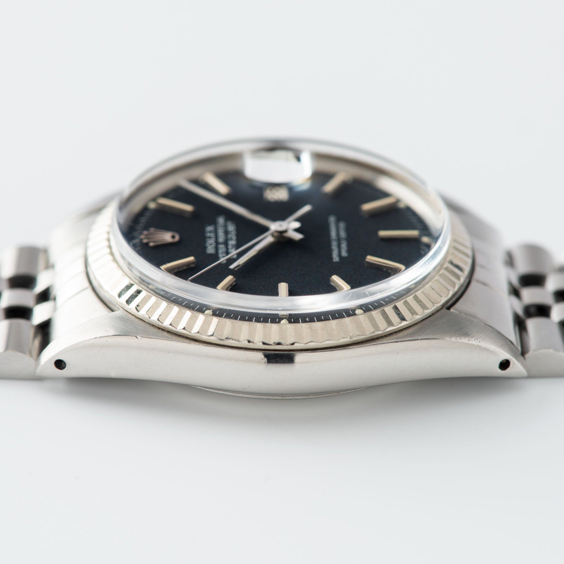 Rolex Datejust Reference Black Marble Dial 1601