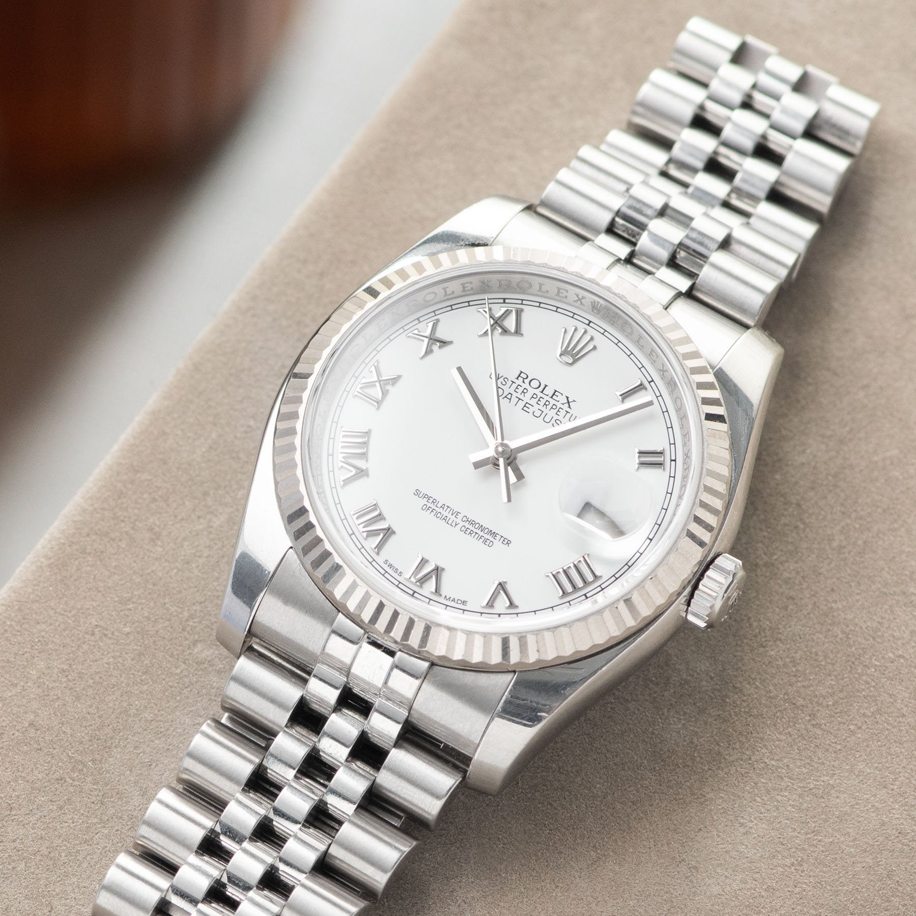 Rolex Datejust White Dial 116234 2014