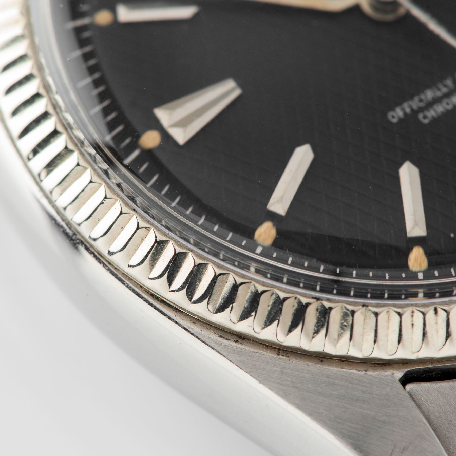 Rolex Datejust Ovettone Black Honeycomb Dial 6305