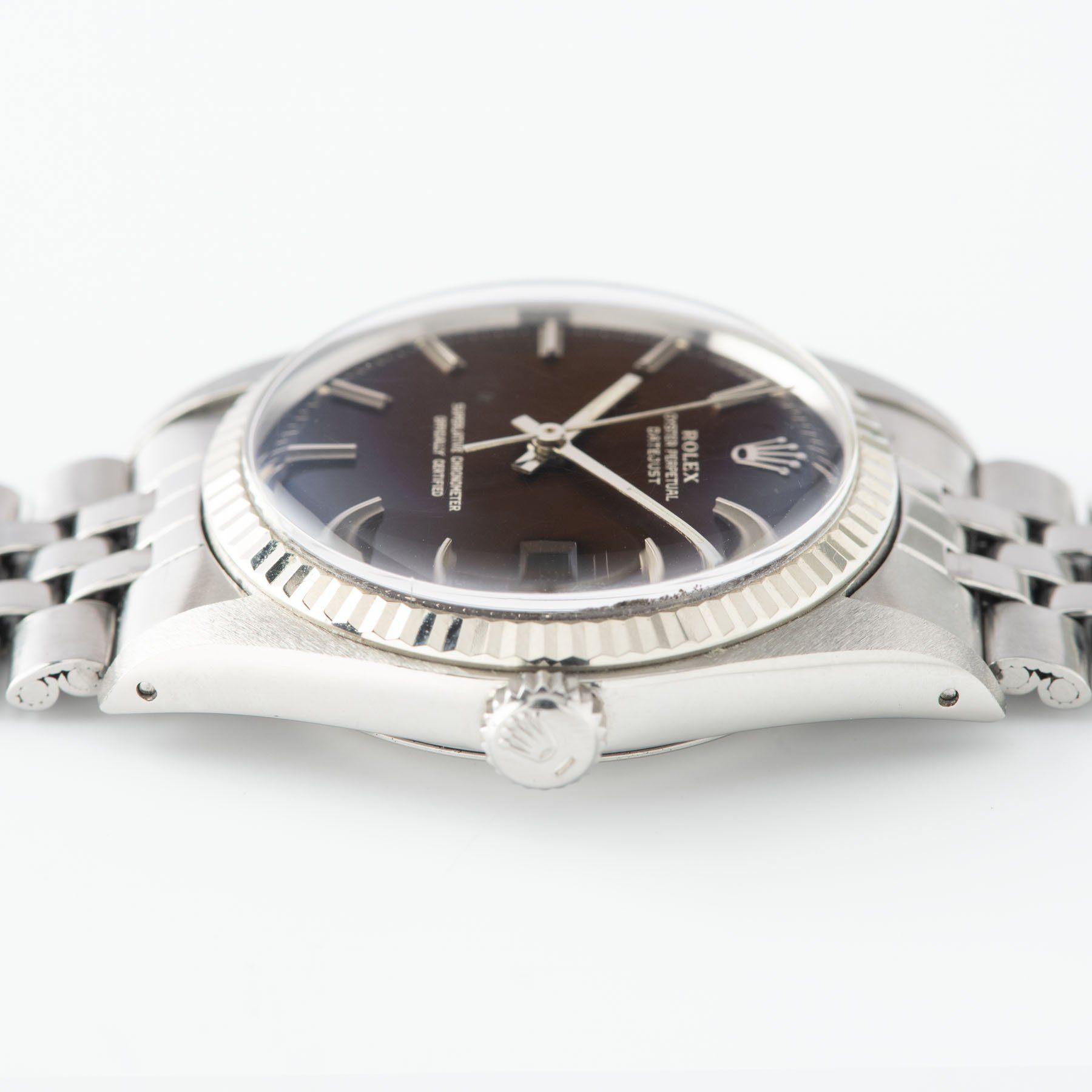 Rolex Datejust Tropical Dial Reference 1601 Box and Papers