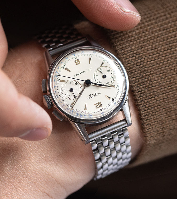 Universal Geneve Unicompax Steel Chronograph