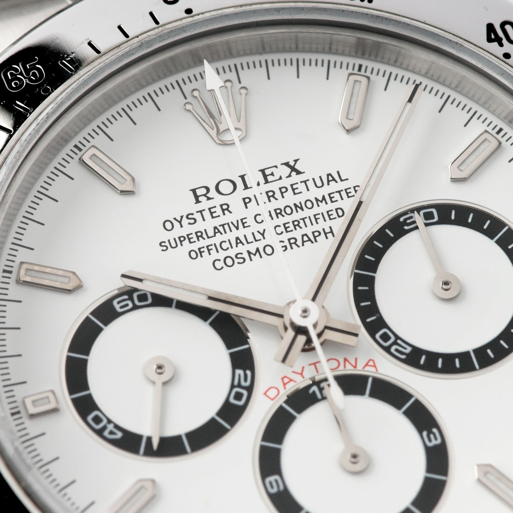 Rolex Daytona Steel 16520 White Dial T-Series